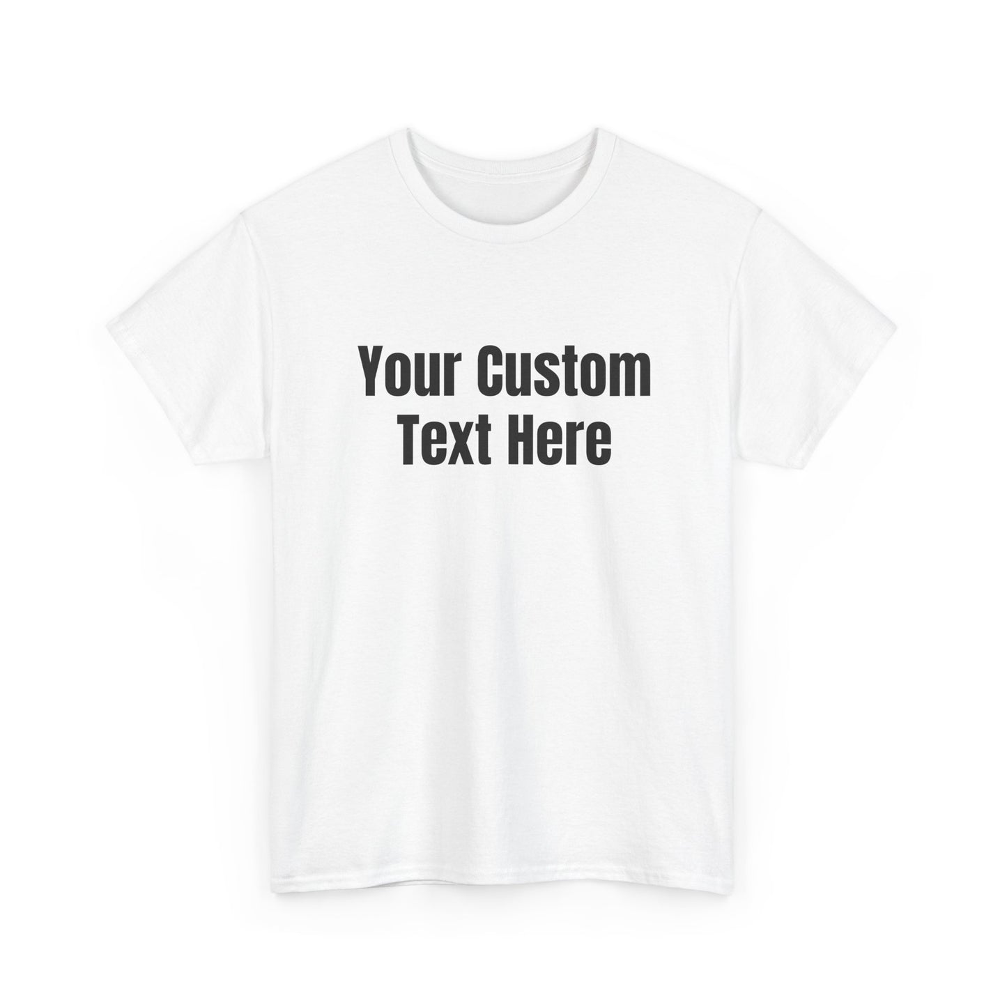 Customizable Heavy Cotton Tee - Perfect for Gifts, Events, Casual Wear, Team Outfits, Celebrations, Perfect Gift for Birthdays