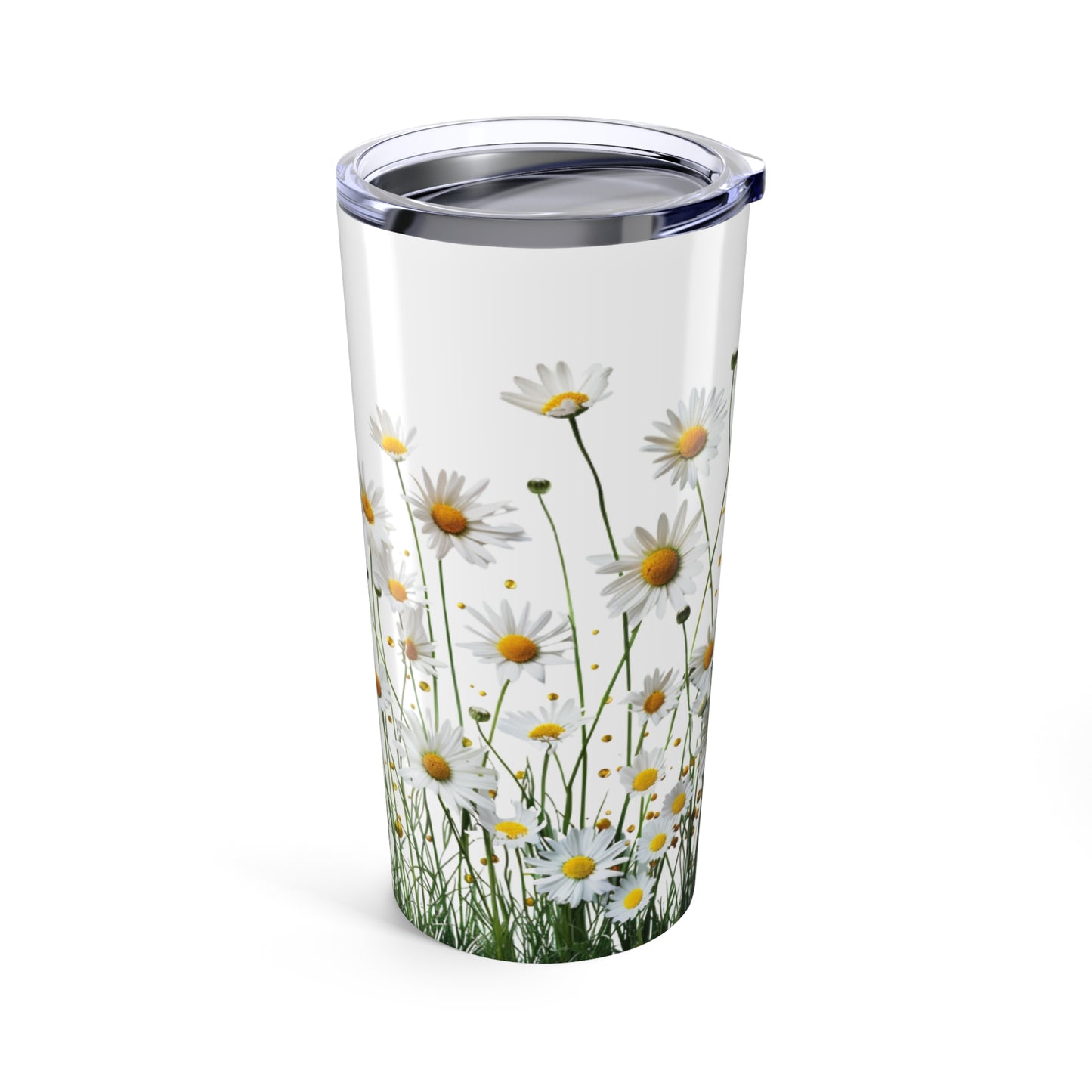 Daisy Field Tumbler, Floral Drinkware, Gift for Garden Lovers, Summer Sips, Eco-Friendly Beverage Container, Gift for Him, Birthday Gift
