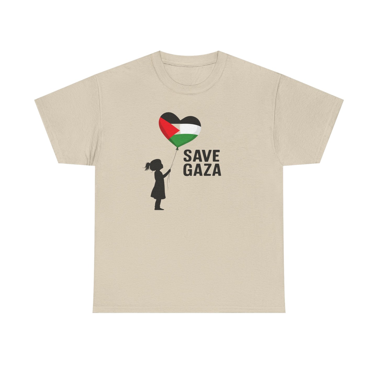 Save Gaza Unisex Heavy Cotton Tee, Activism Apparel, Statement Tshirt, Gift for Supporters, Casual Wear, Social Justice Fashion