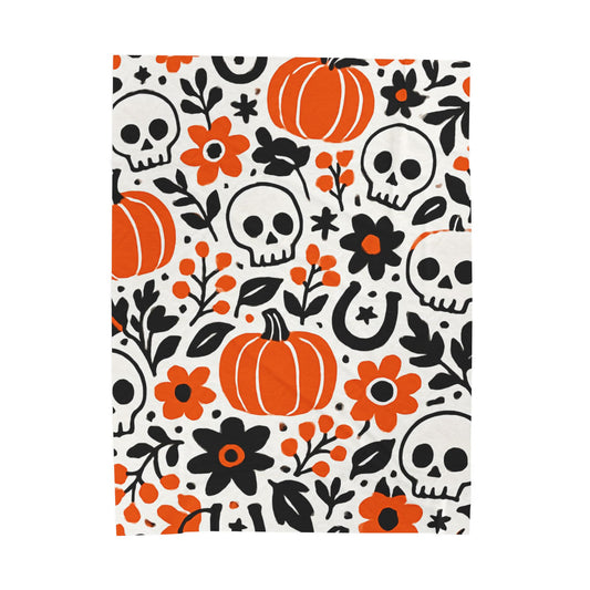 Fall Blanket Halloween Throw Blanket, Ghost Blankets, Pumpkin, Fall Throw Blanket  Plaid Blankets, Halloween Decor
