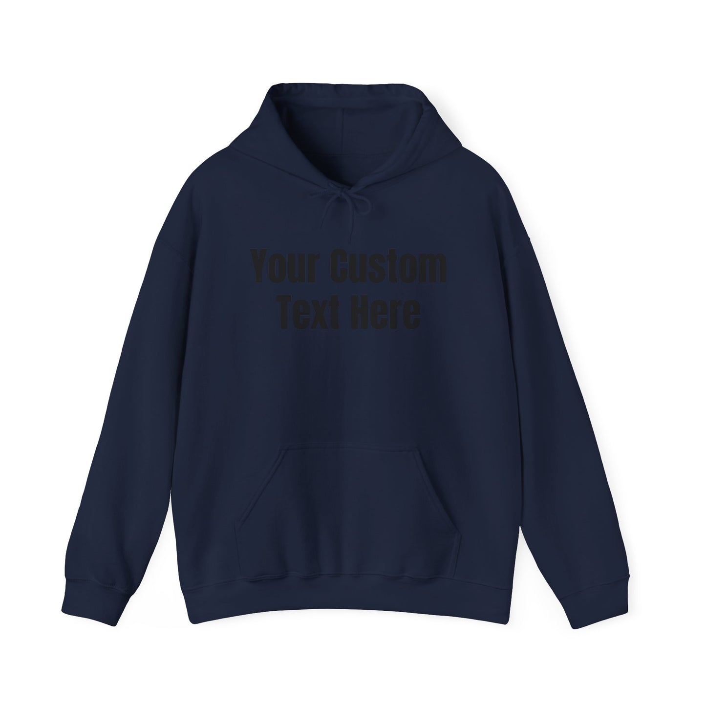 Customizable Hooded Sweatshirt, Personalized Gift, Cozy Hoodie, Custom Text Apparel, Fall Fashion Essential, Perfect for Birthdays
