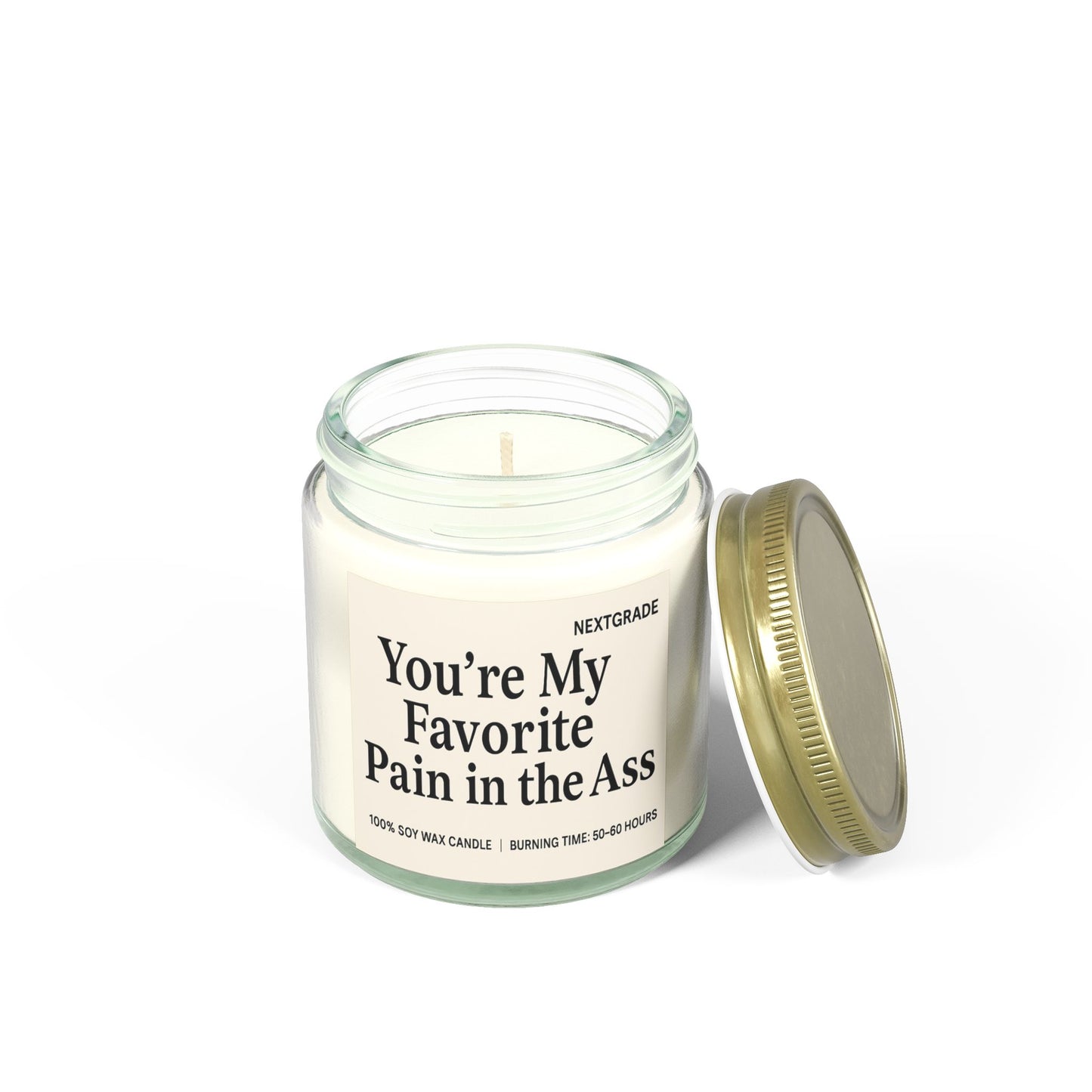 You're My Favorite Pain in the A** Scented Candle, Funny Gift Candle, Home Decor, Relaxation Candle, Unique Gift for Friends, Birthday Gift