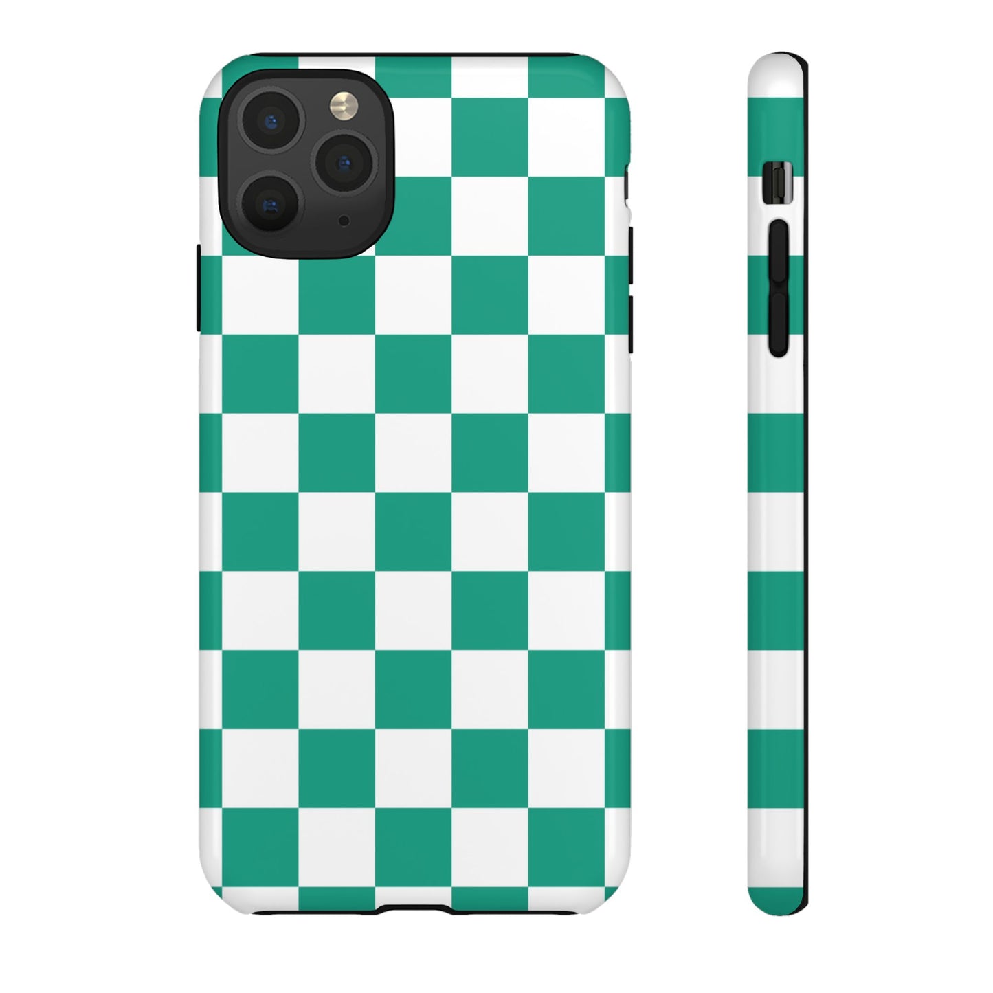Checkered iPhone Case, Stylish Phone Cover,  Mobile Case For iPhone 17 Pro, 17, 16, 15, 14, 13, 12, 11, X, XR,XS MAX, Chic Gift for Her