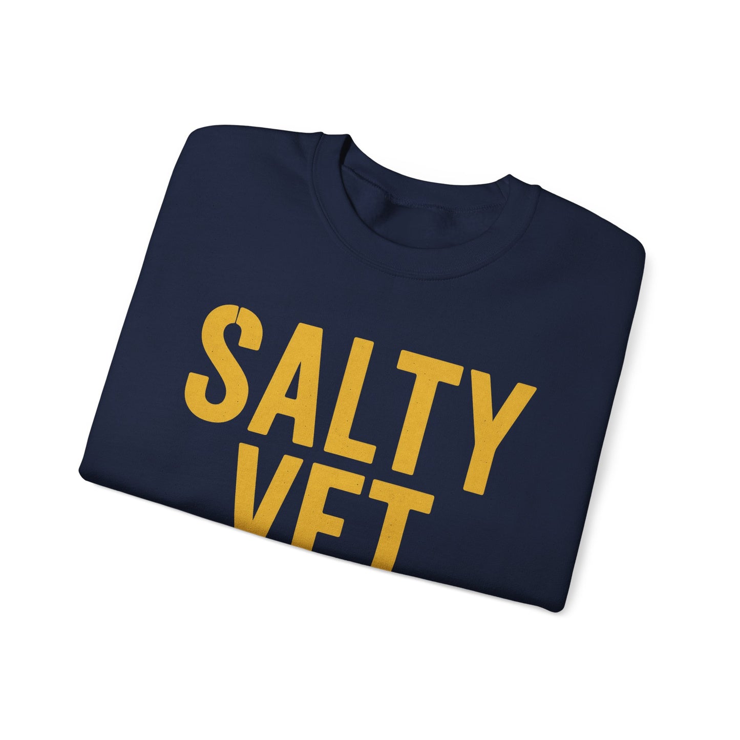 Salty Vet Sweatshirt, Veteran Sweatshirt, Cozy Crewneck for Veteran, Perfect Gift for Veterans, Casual Wear for Every Day