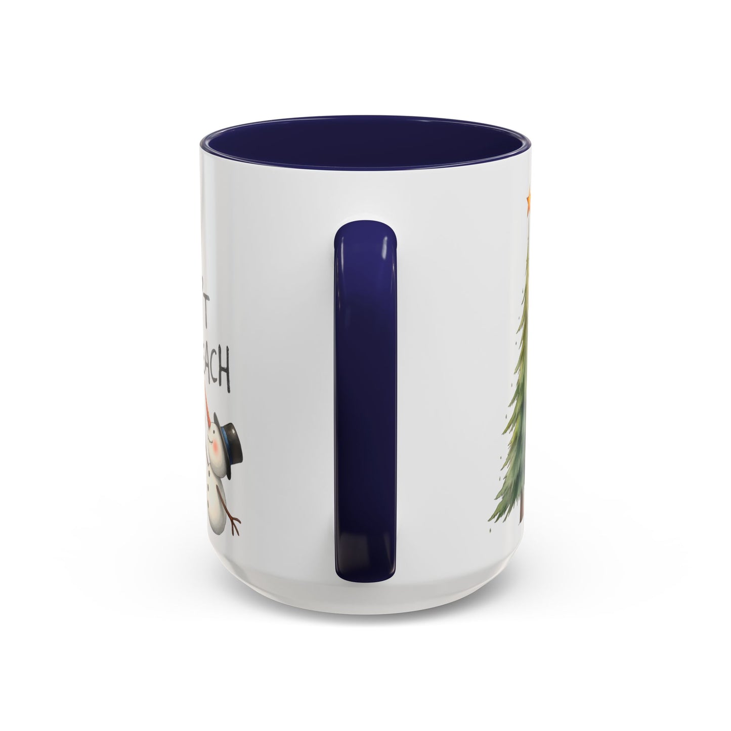 Personalized Holiday Coffee Mug, Cute Snowman Design, Winter Drinkware, Festive Gift, Custom Name Mug, Christmas Day Gift