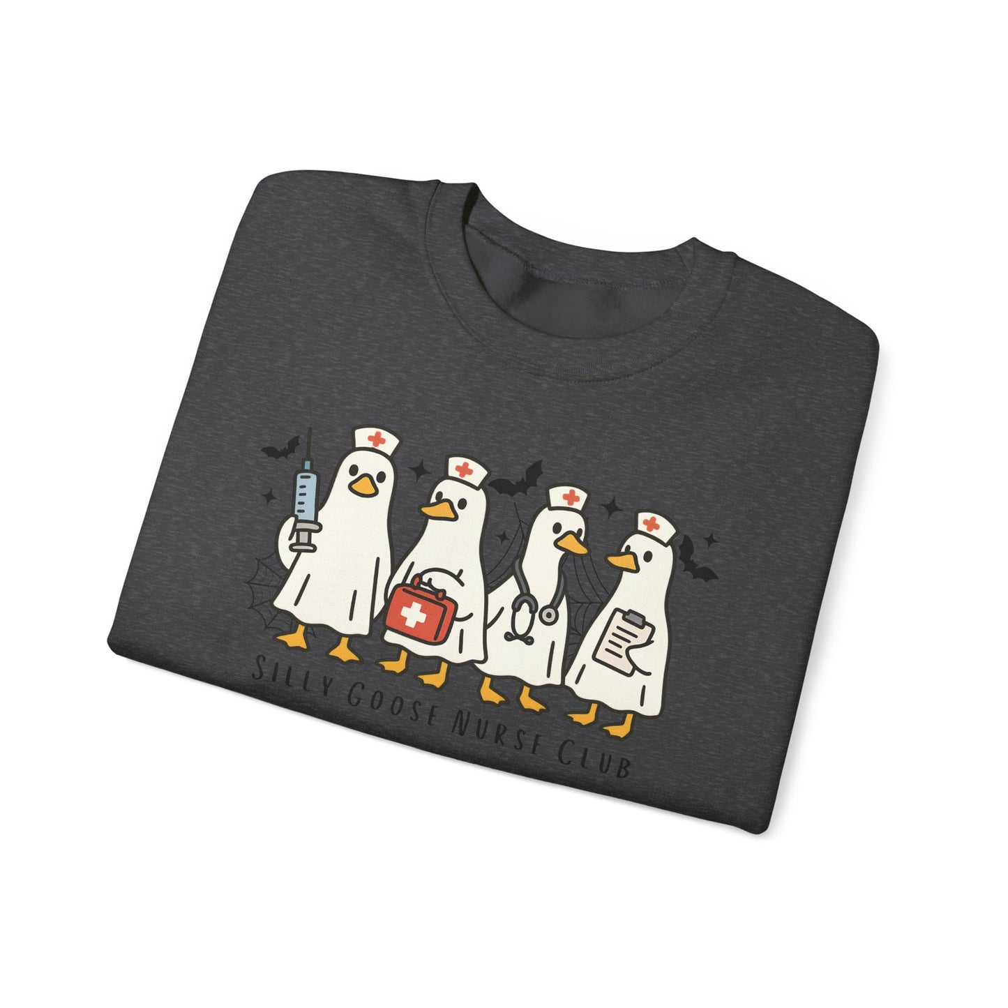 Funny Nurse Crewneck Sweatshirt for Medical Professionals, Cozy Gift for Healthcare Workers, Casual Wear, Unique Nursing Apparel