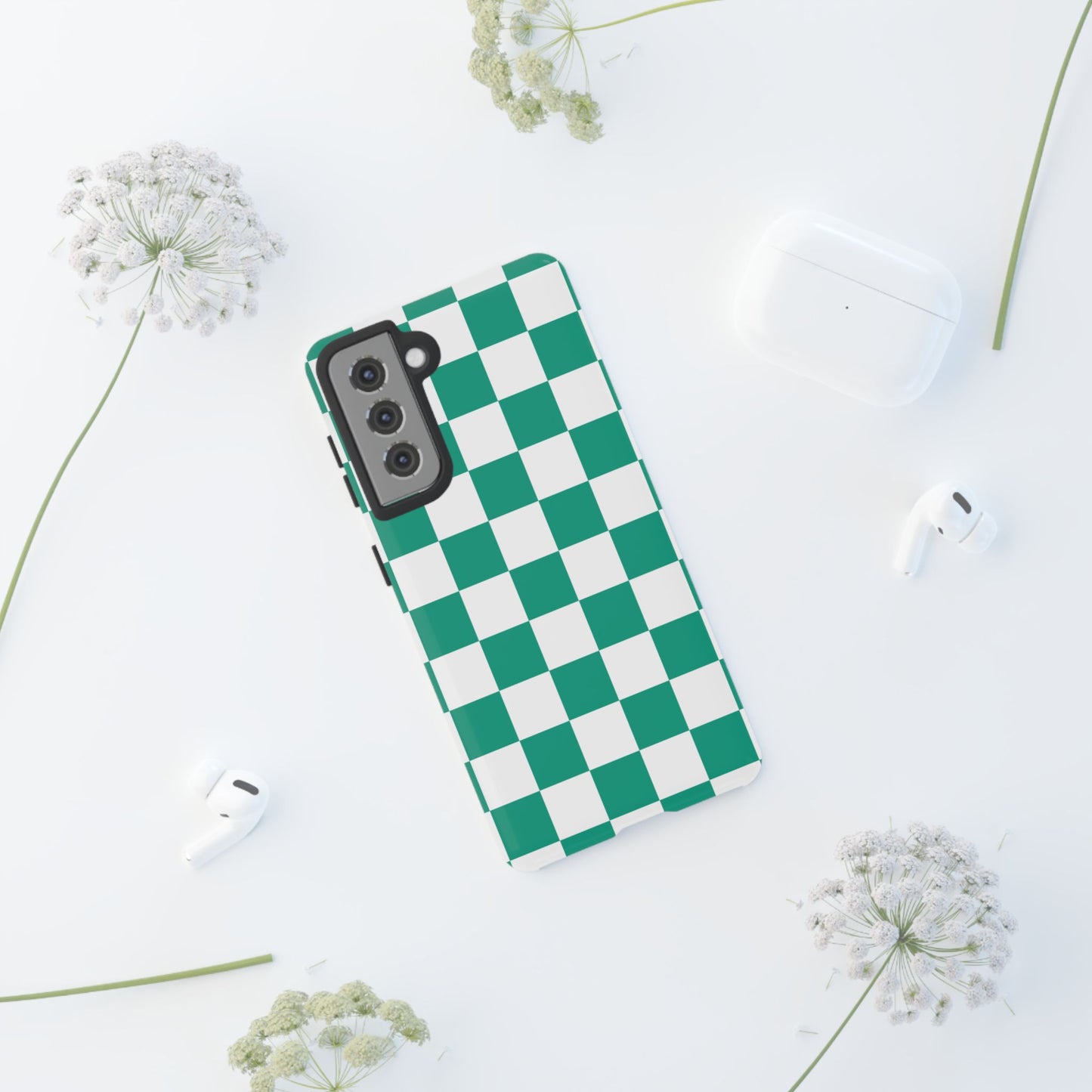 Checkerboard Phone Case | Samsung Galaxy S25, S25 Plus, S24, S24 Plus, S24 Ultra, S23 S22, S22 Plus S21 Ultra, S21 FE, S20+ Tough Cases
