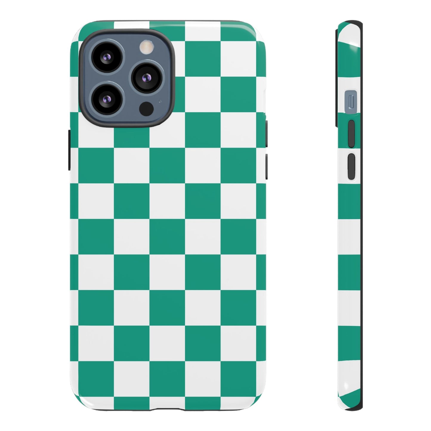 Checkered iPhone Case, Stylish Phone Cover,  Mobile Case For iPhone 17 Pro, 17, 16, 15, 14, 13, 12, 11, X, XR,XS MAX, Chic Gift for Her