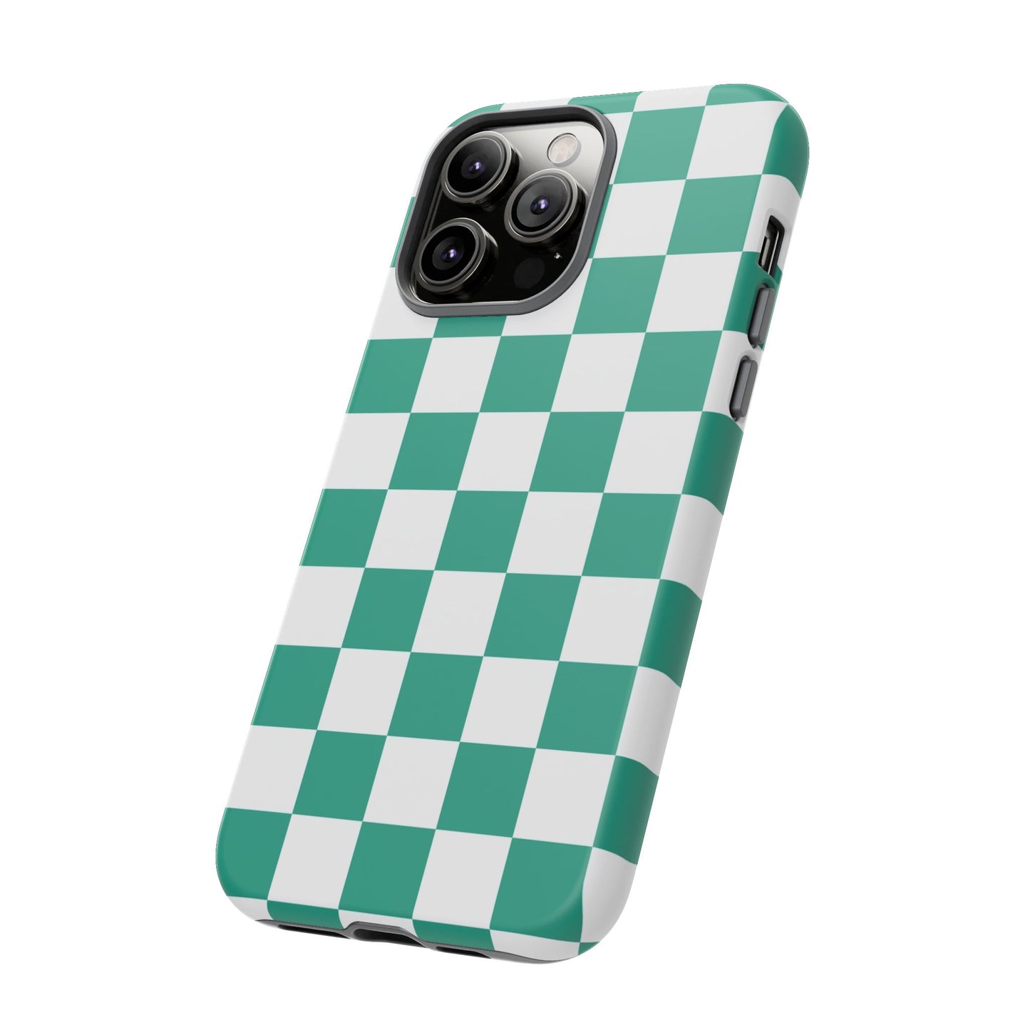 Checkered iPhone Case, Stylish Phone Cover,  Mobile Case For iPhone 17 Pro, 17, 16, 15, 14, 13, 12, 11, X, XR,XS MAX, Chic Gift for Her