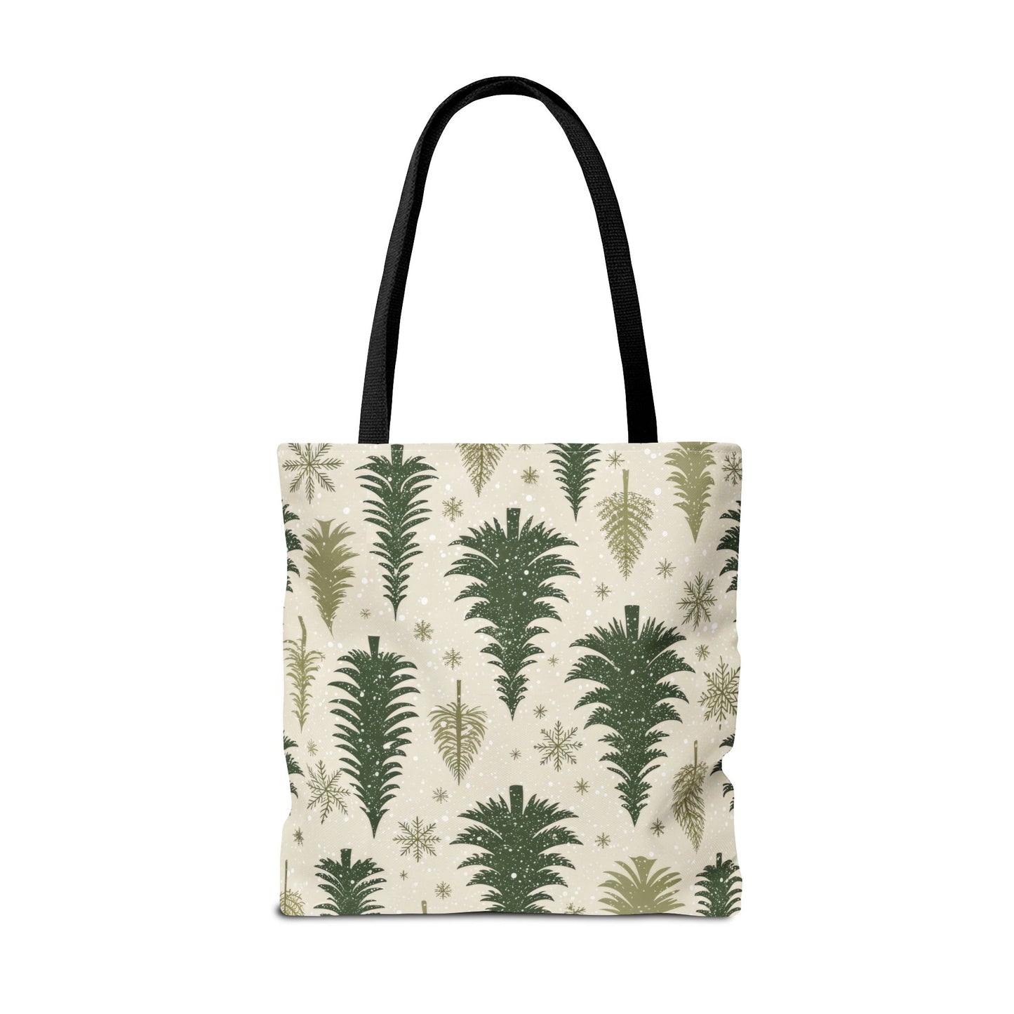 Holiday Pine Tree Tote Bag, Tote Bag, Christmas Tote Bag, Perfect Christmas Gift, Festive Green Design, Seasonal Accessories