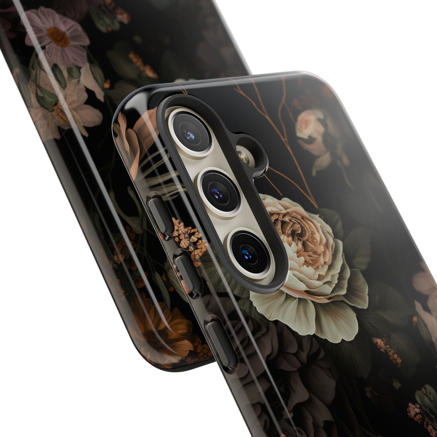 Floral Phone Case For iPhone And Samsung, Tough Cases, Flower Design, Stylish Protection, Gift for Her, Nature Lovers Accessory, Floral Gift