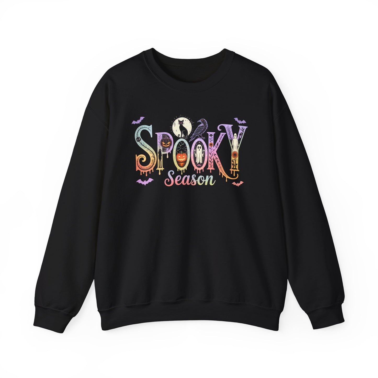 Spooky Season Crewneck Sweatshirt, Halloween Apparel, Cozy Fall Fashion, Unisex Sweatshirt, October Wardrobe Essential
