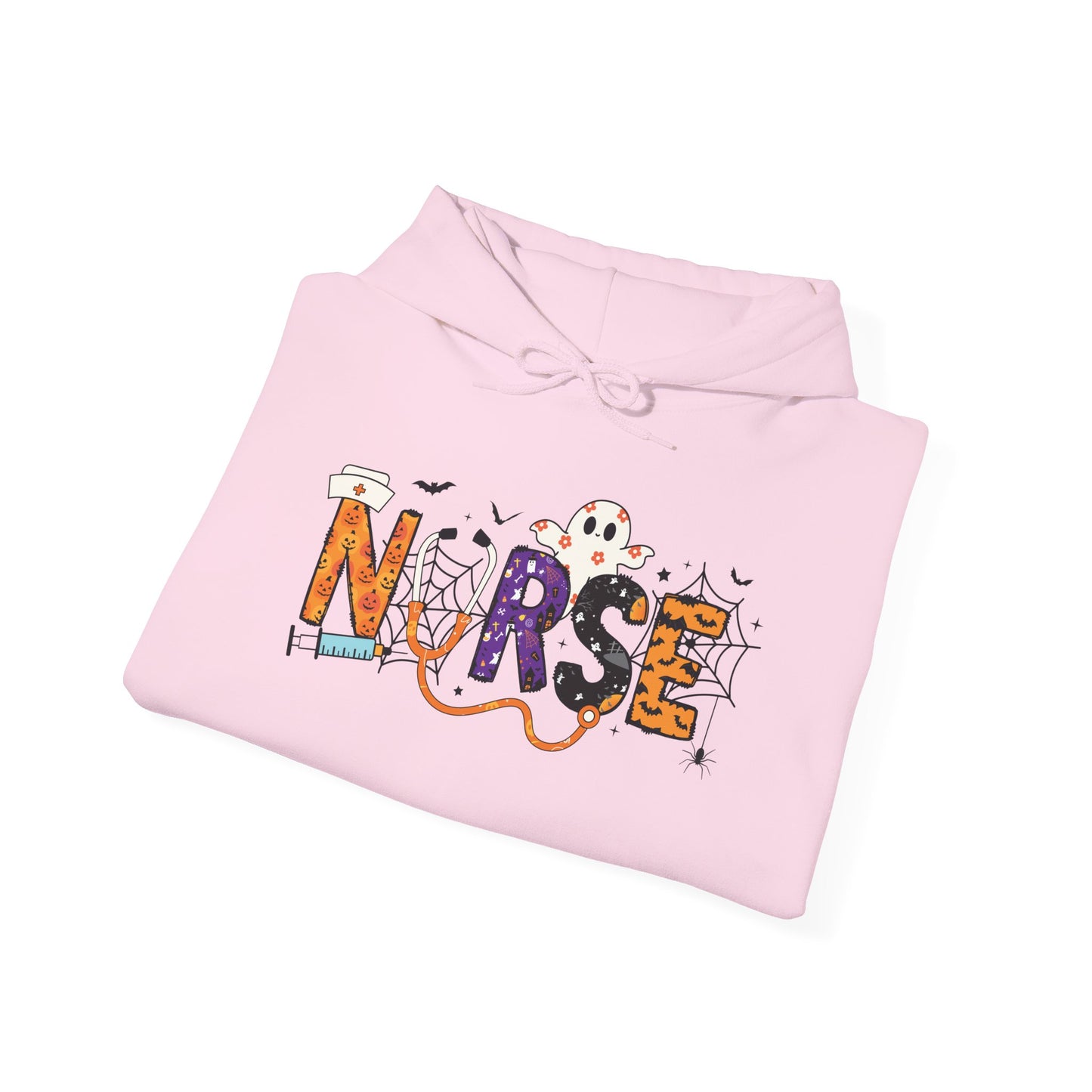 Nurse Themed Hooded Sweatshirt, Cozy Gift for Nurses, Healthcare Apparel, Medical Worker Hoodie, Holiday Gift for Nurses