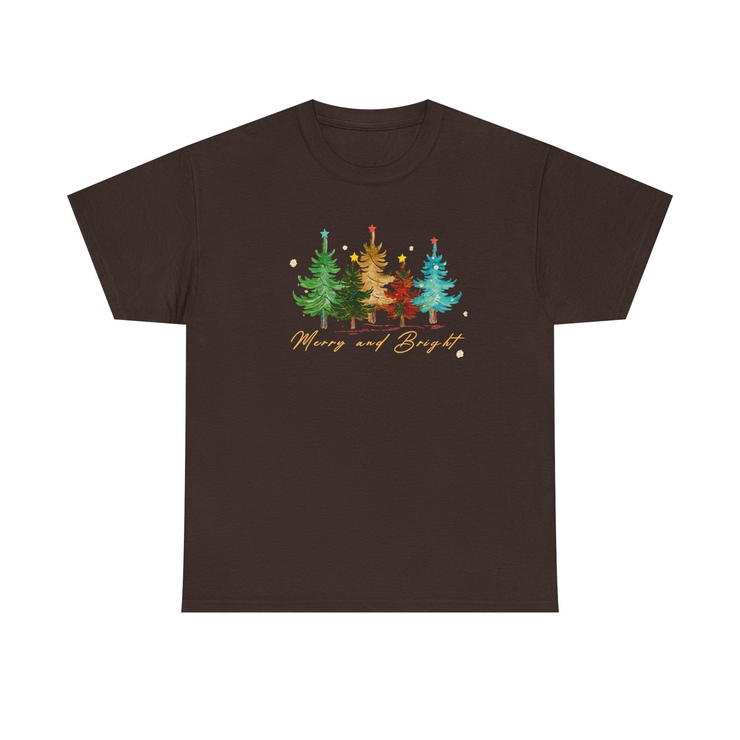 Merry and Bright Trees, Women's Christmas Shirt, Womans Holiday Shirt,Christmas Gift,Chic Winter Shirt,Cute Holiday Tee,Christmas Tree Shirt