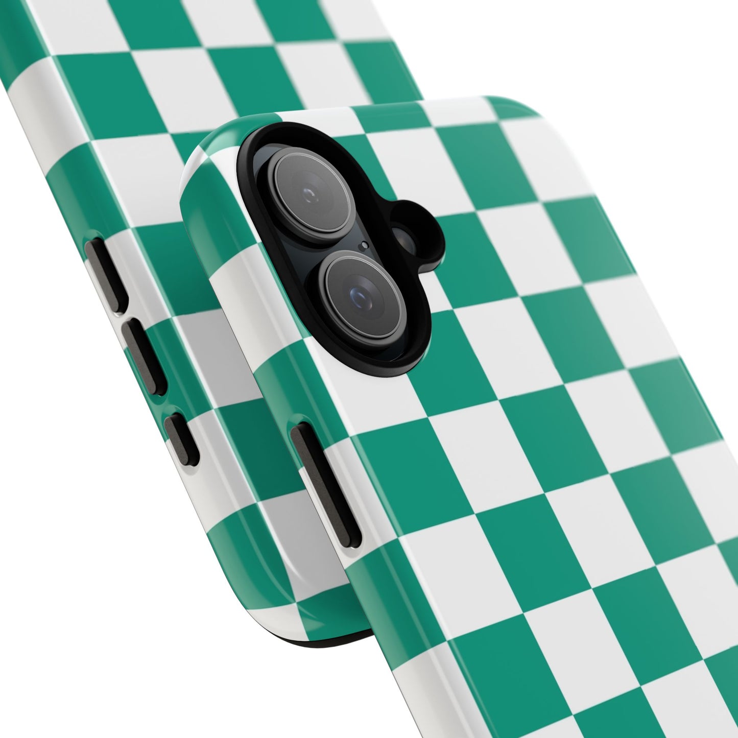 Checkered iPhone Case, Stylish Phone Cover,  Mobile Case For iPhone 17 Pro, 17, 16, 15, 14, 13, 12, 11, X, XR,XS MAX, Chic Gift for Her