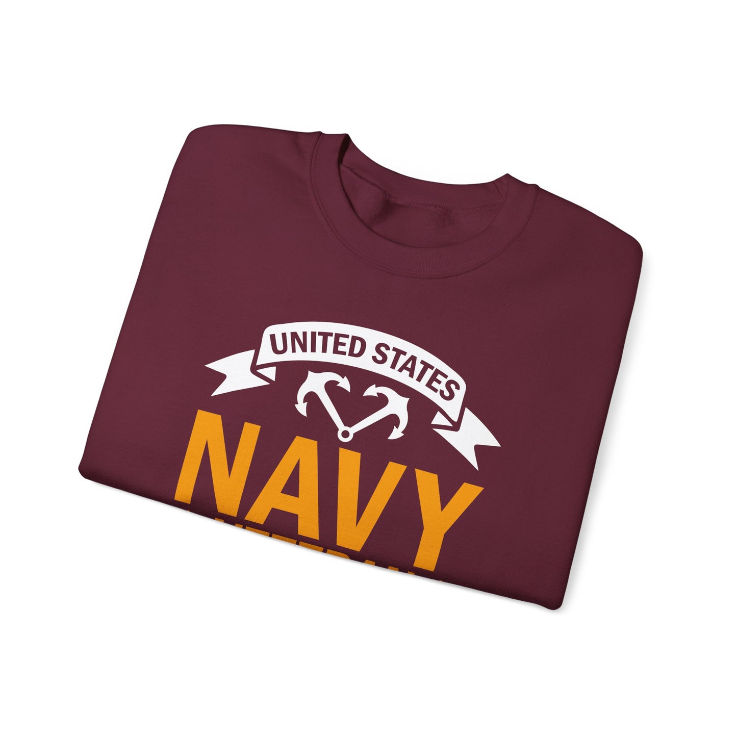 Navy Veteran Crewneck Sweatshirt, Military Pride Sweater,  Gift for Veterans, Retirement Gift, Casual Comfort Wear, Gift for mom