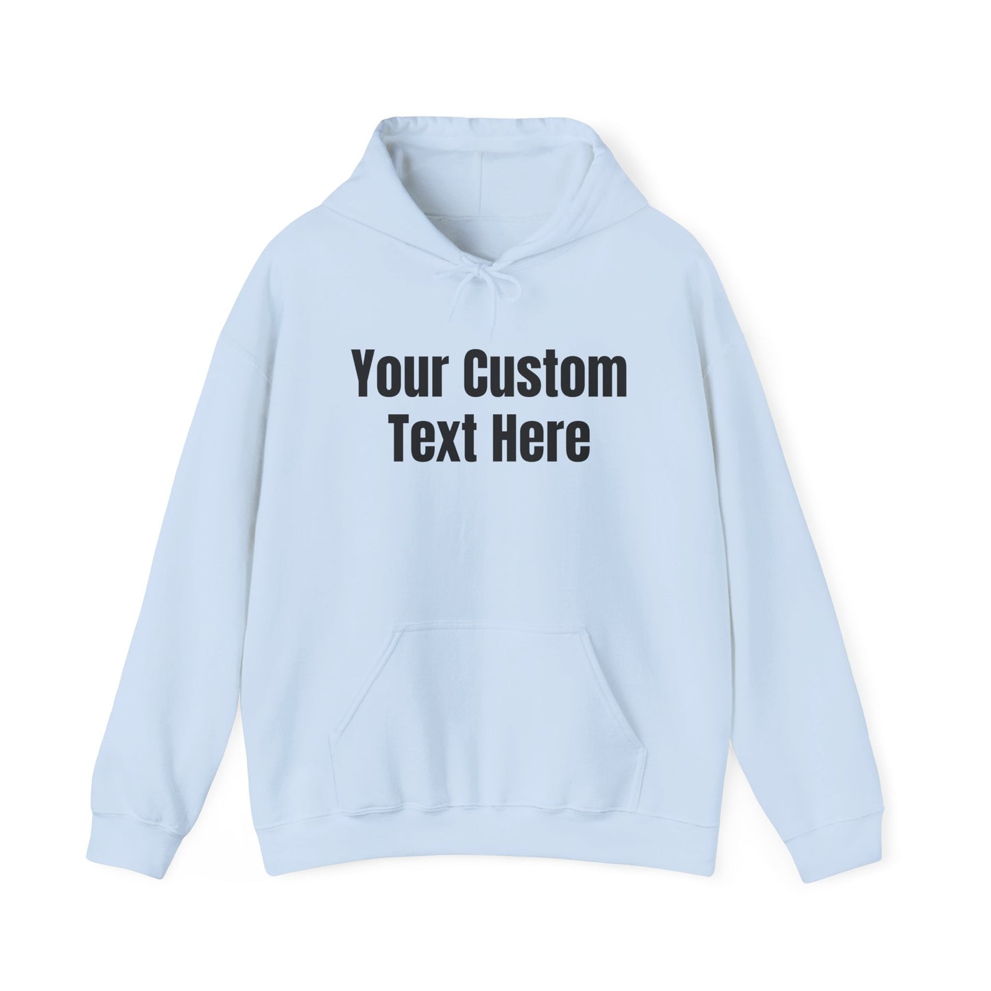 Customizable Hooded Sweatshirt, Personalized Gift, Cozy Hoodie, Custom Text Apparel, Fall Fashion Essential, Perfect for Birthdays