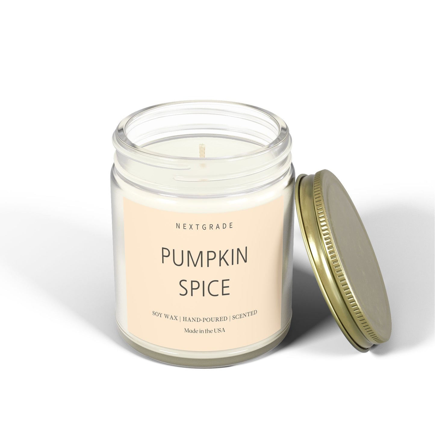 Pumpkin Spice Scented Candles | Cozy Aromatherapy, Halloween Candle, Fall Decor, Gift for Her, Home Fragrance, Relaxation Candle