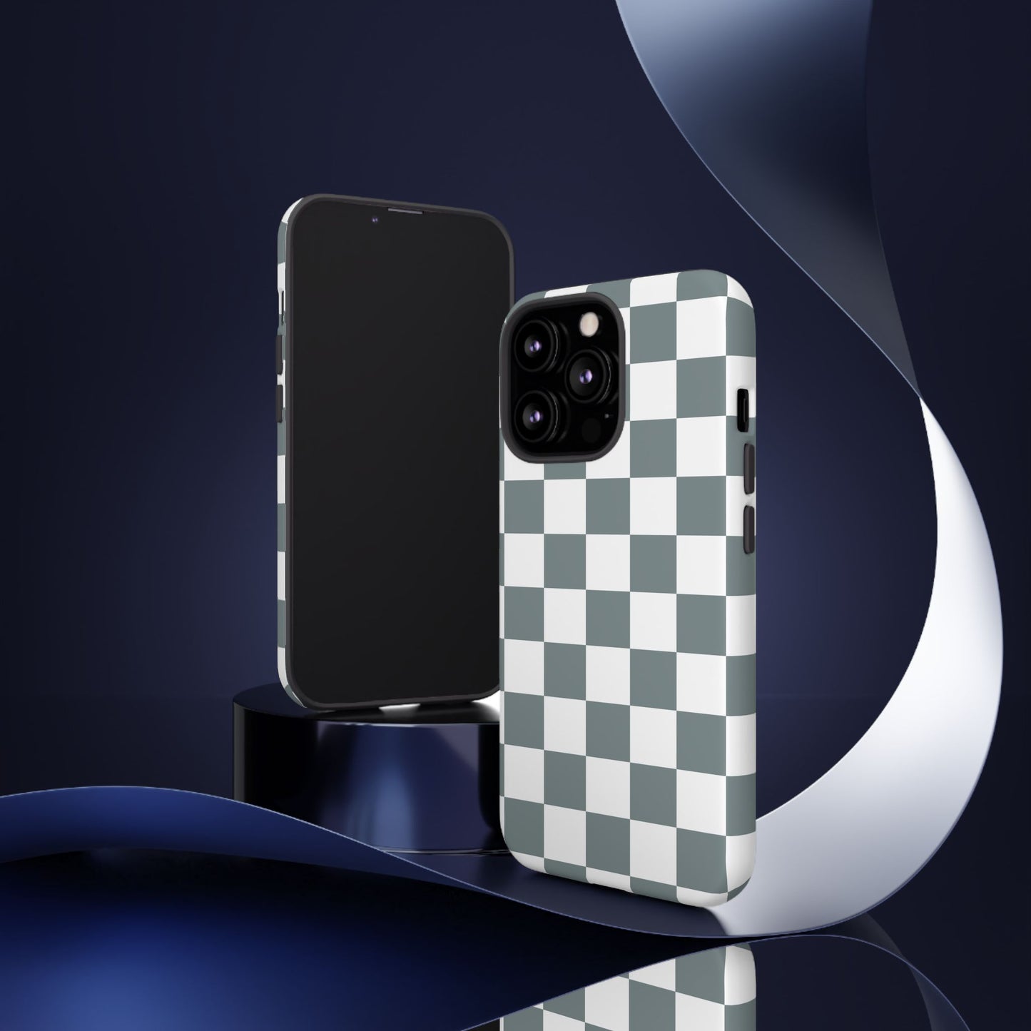 Stylish Checkerboard Phone Case, Durable Phone Cover, Unique Gift, iPhone 17 Pro, 17, 17 Air, 16, 15, 14, 13, 12, 11, X, XR, XS MAX