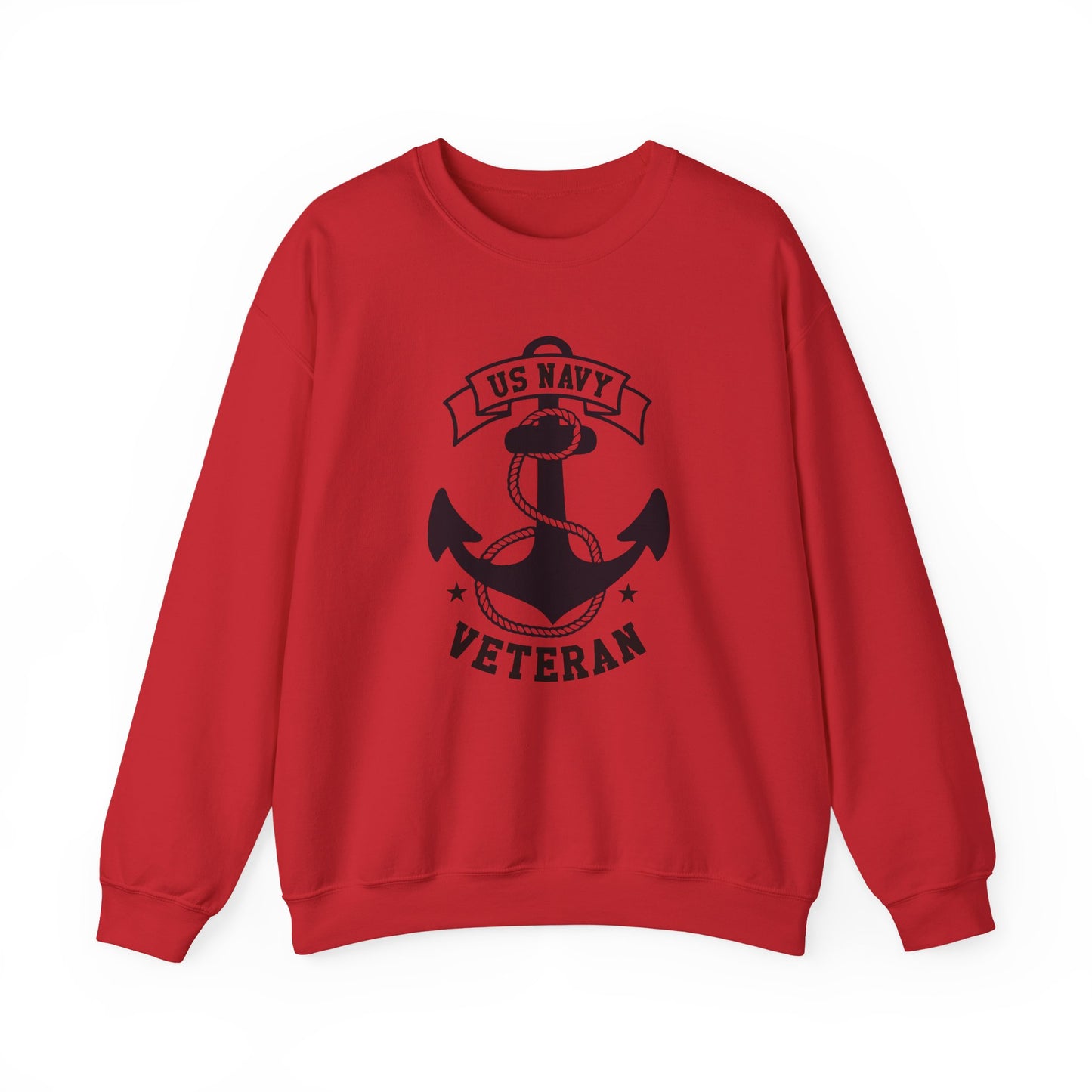 US Navy Veteran Crewneck Sweatshirt, Proud Navy Sweatshirt, Military Pride Apparel, Veteran Gift, Cozy Sweatshirt for Navy Heroes
