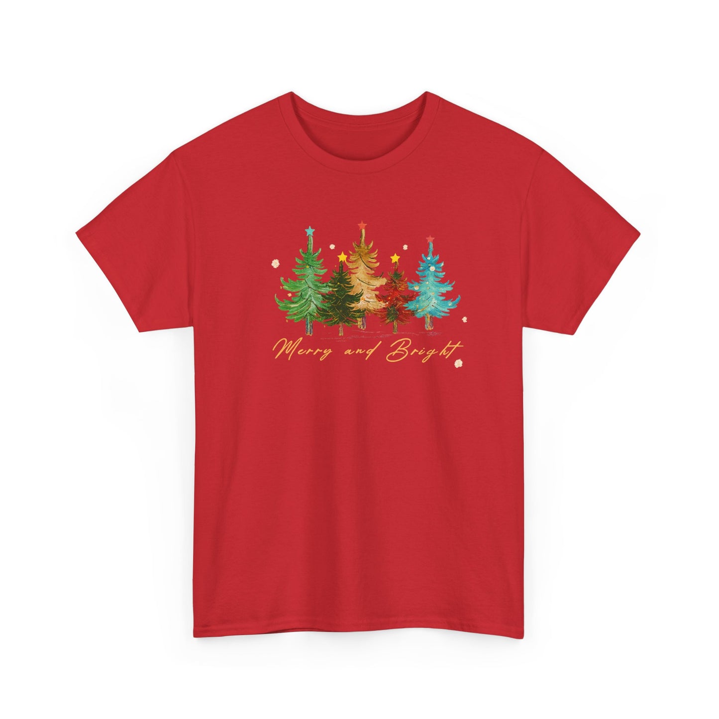 Merry and Bright Trees, Women's Christmas Shirt, Womans Holiday Shirt,Christmas Gift,Chic Winter Shirt,Cute Holiday Tee,Christmas Tree Shirt