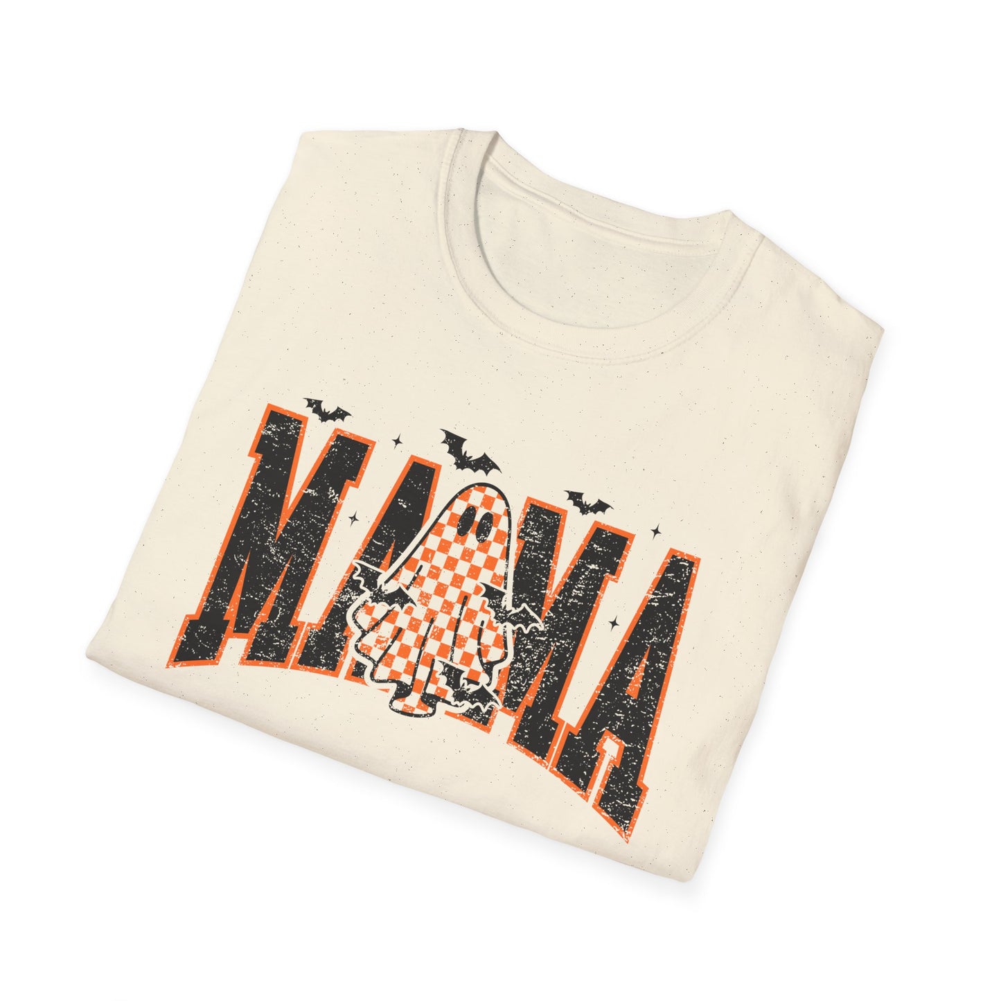 Mama Ghost Graphic T-Shirt, Halloween T-Shirt, Halloween Shirt, Casual Wear, Gift for Mom, Cute Tee for Fall