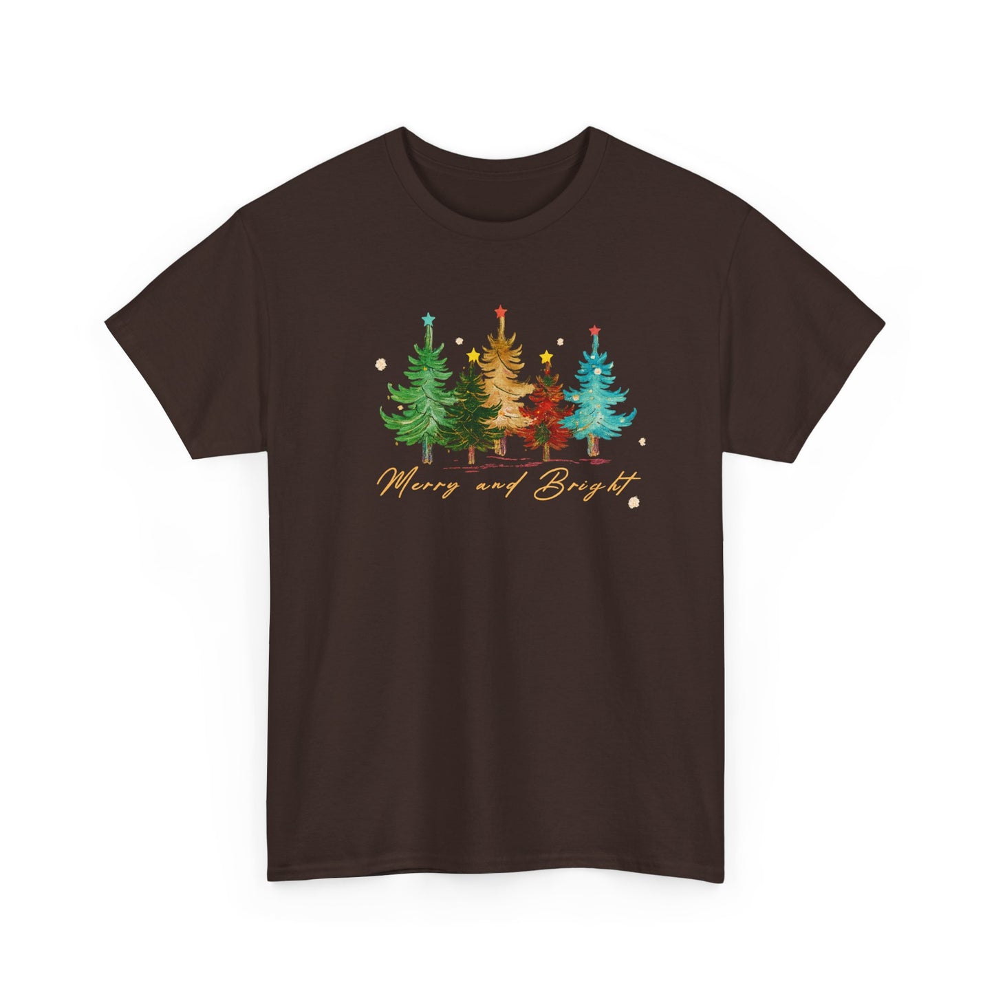 Merry and Bright Trees, Women's Christmas Shirt, Womans Holiday Shirt,Christmas Gift,Chic Winter Shirt,Cute Holiday Tee,Christmas Tree Shirt