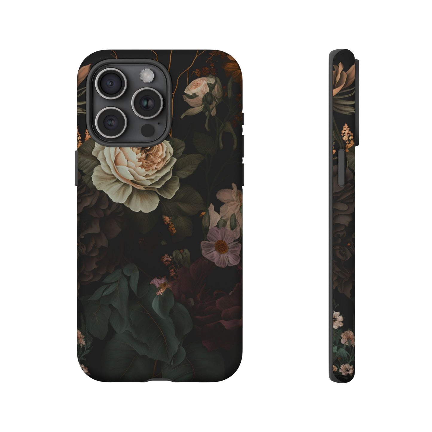 Floral Phone Case For iPhone And Samsung, Tough Cases, Flower Design, Stylish Protection, Gift for Her, Nature Lovers Accessory, Floral Gift