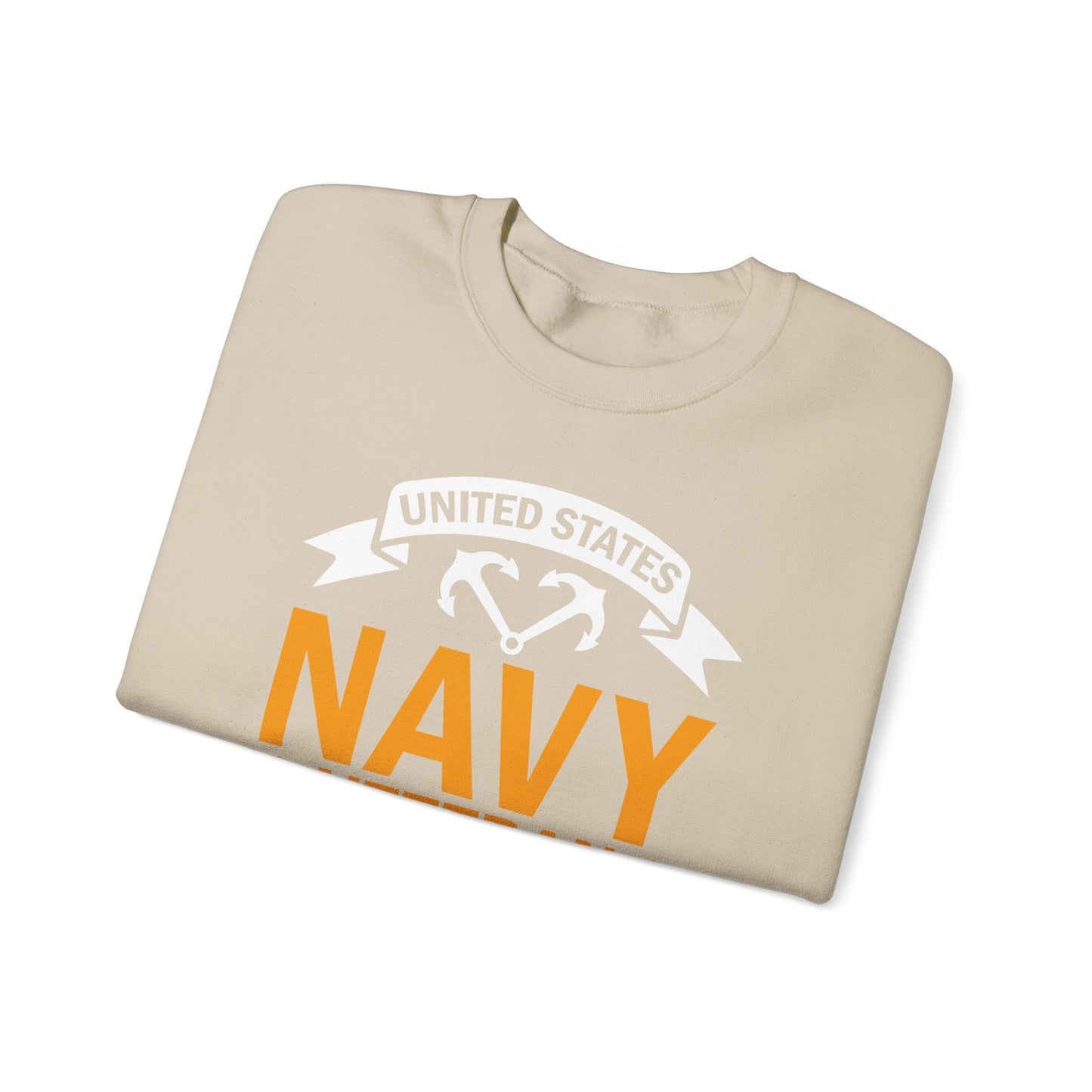 Navy Veteran Crewneck Sweatshirt, Military Pride Sweater,  Gift for Veterans, Retirement Gift, Casual Comfort Wear, Gift for mom