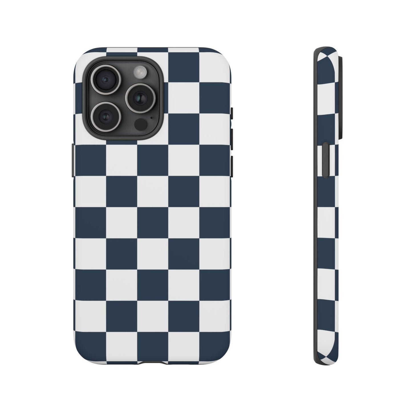 Checkered Pattern iPhone Case, iPhone Cover, Modern iPhone Accessory, Gift for Him, Trendy Mobile Protection