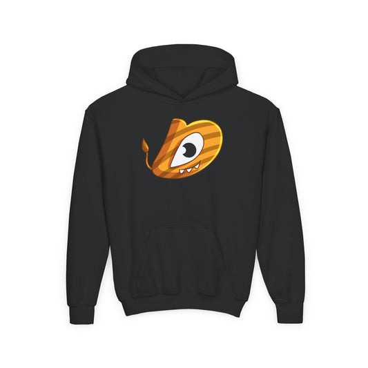 Whimsical Youth Hoodie with Playful Design, Cute Sweatshirt for Kids, Fun Gift for Birthdays, Cozy Winter Wear, Cartoon Style