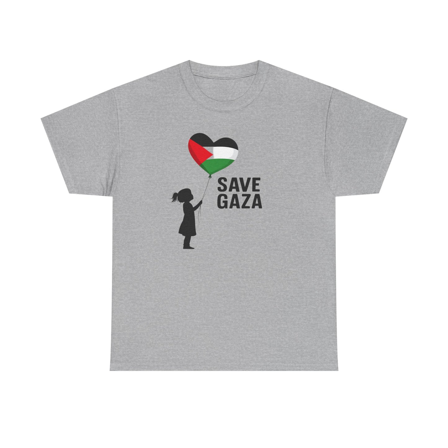 Save Gaza Unisex Heavy Cotton Tee, Activism Apparel, Statement Tshirt, Gift for Supporters, Casual Wear, Social Justice Fashion