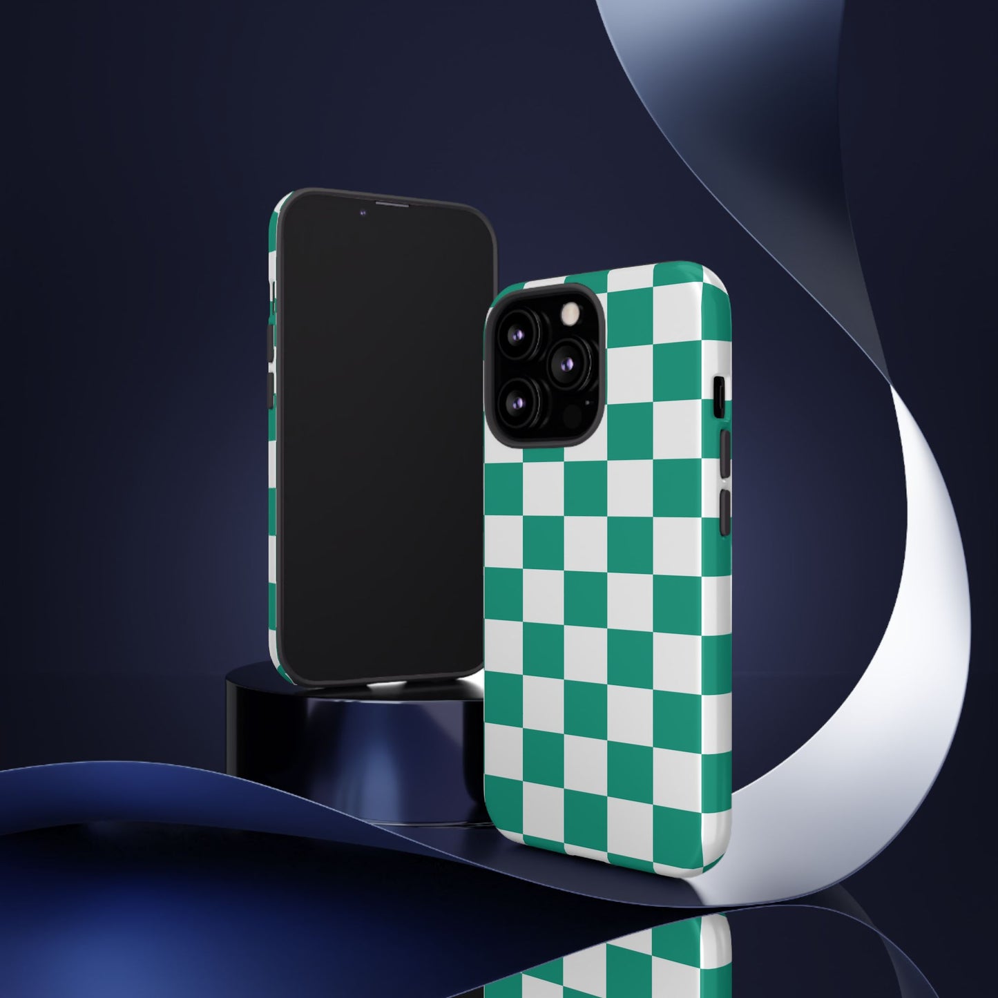 Checkered iPhone Case, Stylish Phone Cover,  Mobile Case For iPhone 17 Pro, 17, 16, 15, 14, 13, 12, 11, X, XR,XS MAX, Chic Gift for Her