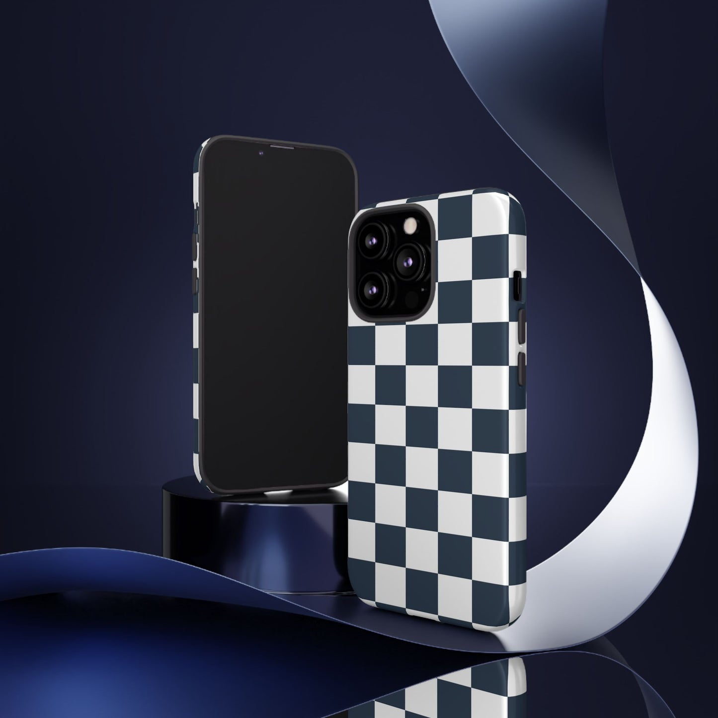 Checkered Pattern iPhone Case, iPhone Cover, Modern iPhone Accessory, Gift for Him, Trendy Mobile Protection