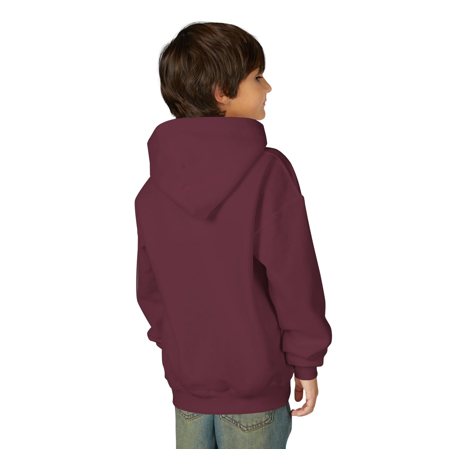 Personalized Festive Reindeer Hoodie for Kids, Christmas Sweatshirt hoodie, Holiday Gift, Cozy Winter Attire, Personalized Youth Hoody