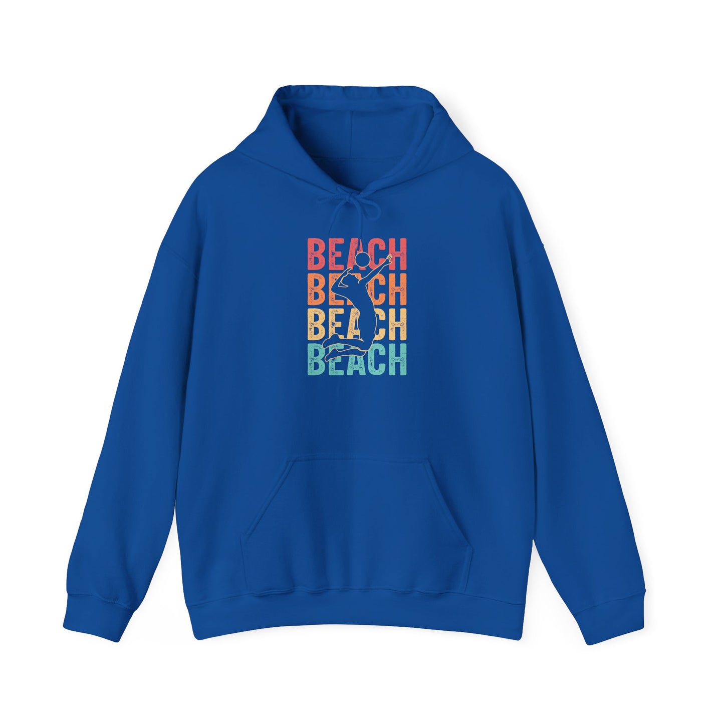 Beach Vibes Unisex Hooded Sweatshirt - Tshirt Gift, Gift For Volleyball Lover, Perfect for Summer Days, Casual Outings, Beach Trips, Gifts