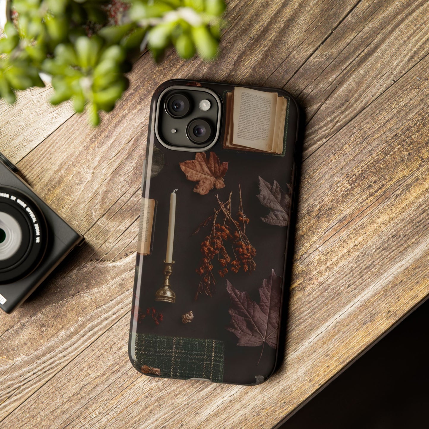 Floral Nature Phone Case, Tough Phone Case for Fall Decor, Phone Case for iPhone and Samsung, Stylish Protective Cover for iPhone