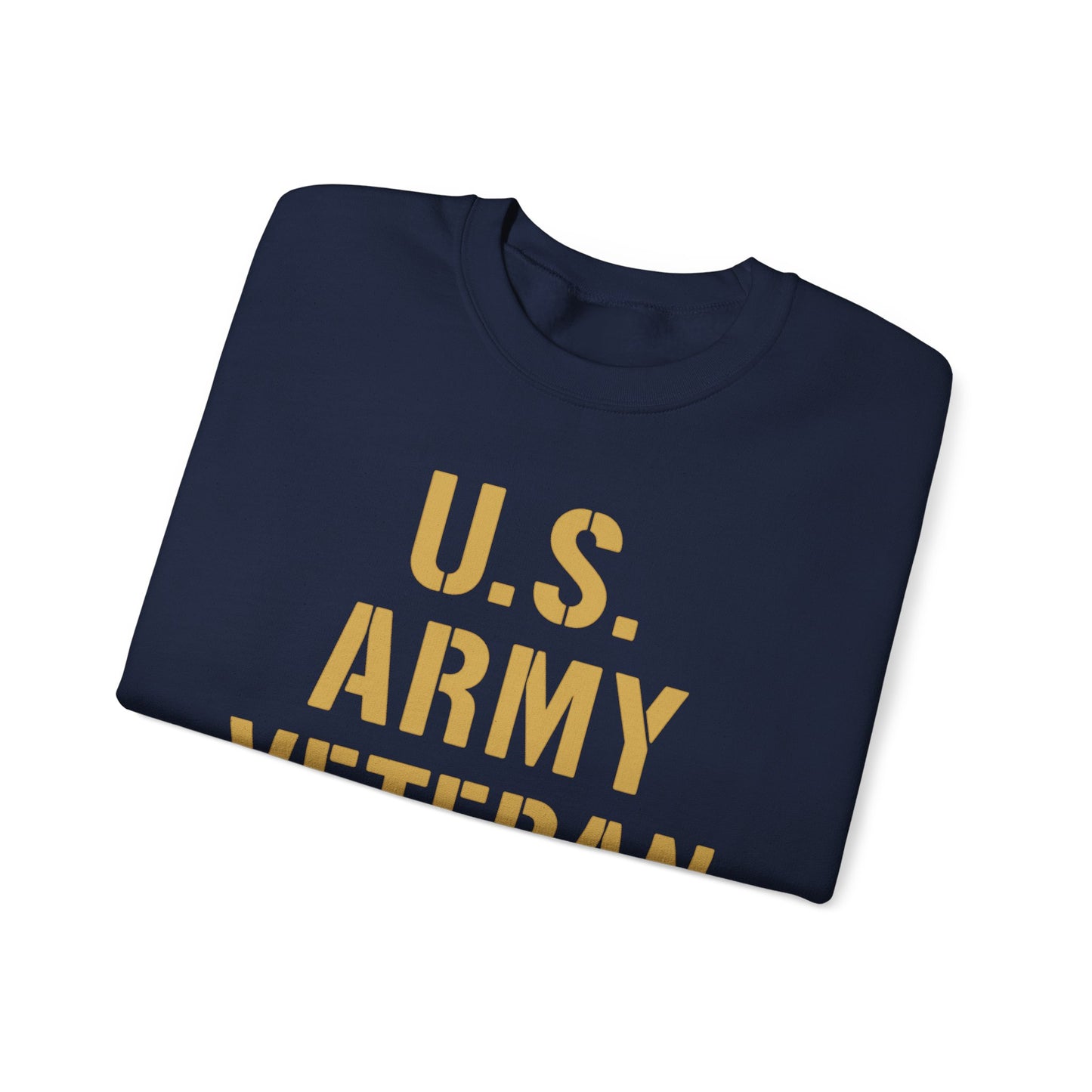 U.S. Army Veteran Crewneck Sweatshirt, Military Tribute Gift, Veteran Appreciation, Unisex Casual Wear, Cozy Sweatshirt