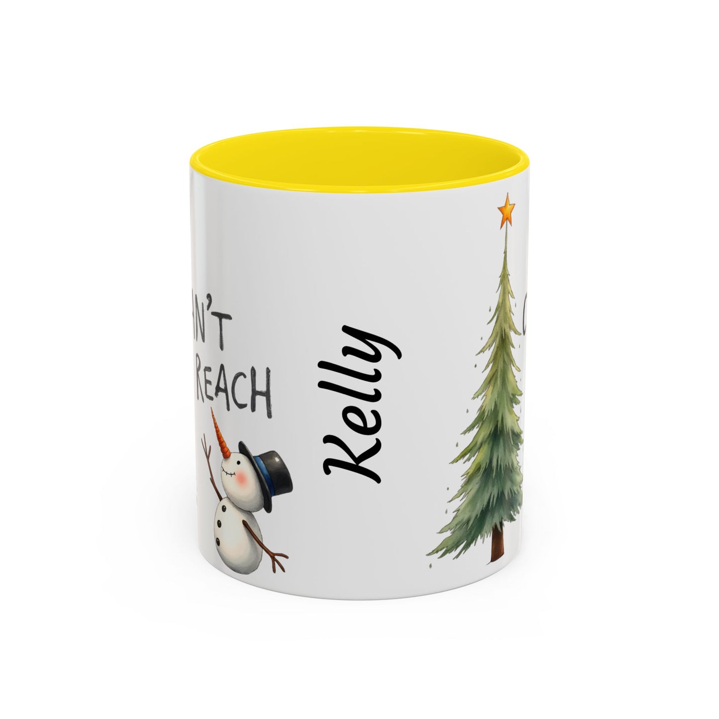 Personalized Holiday Coffee Mug, Cute Snowman Design, Winter Drinkware, Festive Gift, Custom Name Mug, Christmas Day Gift