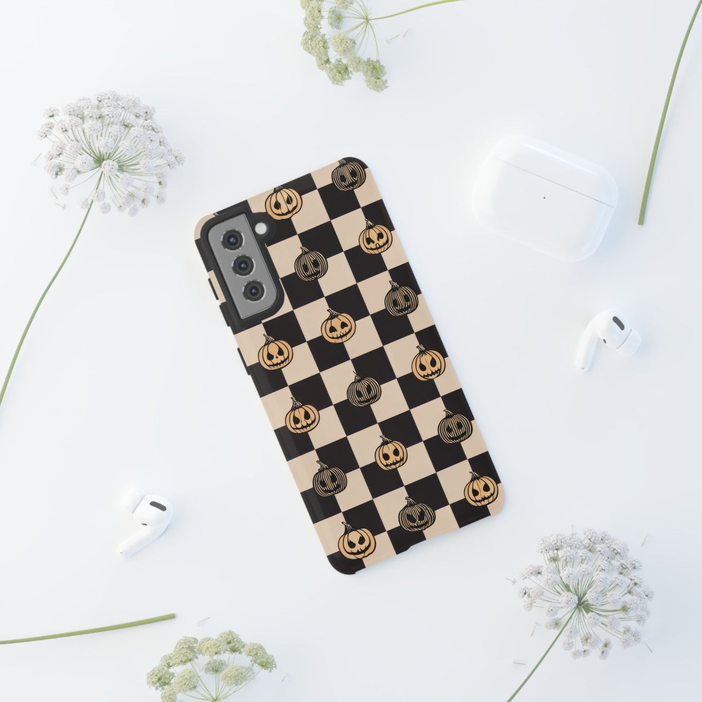 Halloween Phone Case - Tough Cases, Spooky Design, Fall Accessories, Unique Gift, Phone Case for iPhone And Samsung, Halloween Decor