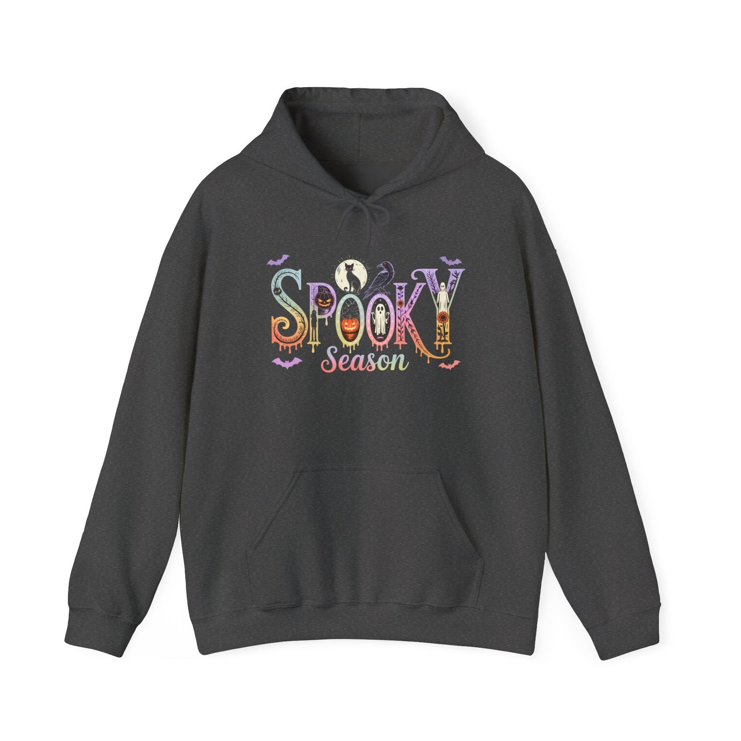 Spooky Season Hooded Sweatshirt, Halloween Hoodie, Fall Fashion, Unisex Sweatshirt Hoodie, Cozy Gift for Autumn, Trendy Casual Wear