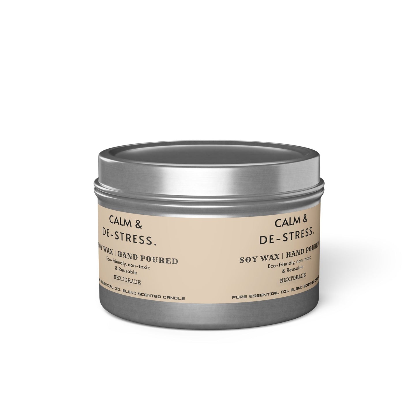 Calm And De Stress Soy Wax Candle, Candle Gift, Birthday Candle, Housewarming Candle