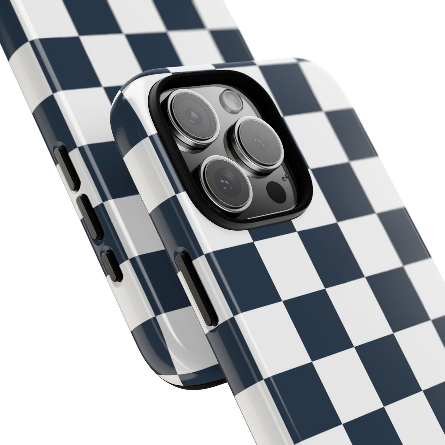 Checkered Pattern iPhone Case, iPhone Cover, Modern iPhone Accessory, Gift for Him, Trendy Mobile Protection