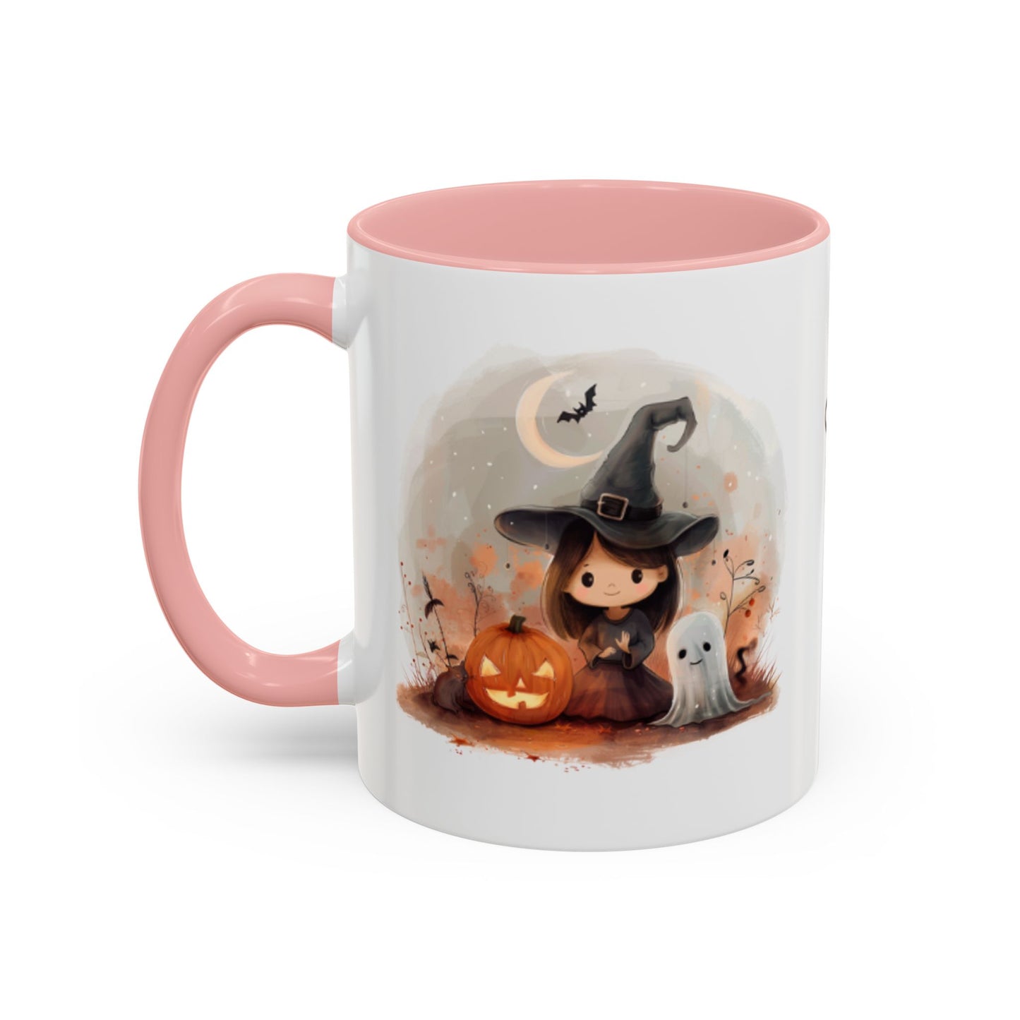 Personalized Witch Coffee Mug, Personalized Halloween Mug, Cute Witch Gift, Fall Decor, Coffee Cup for Kids