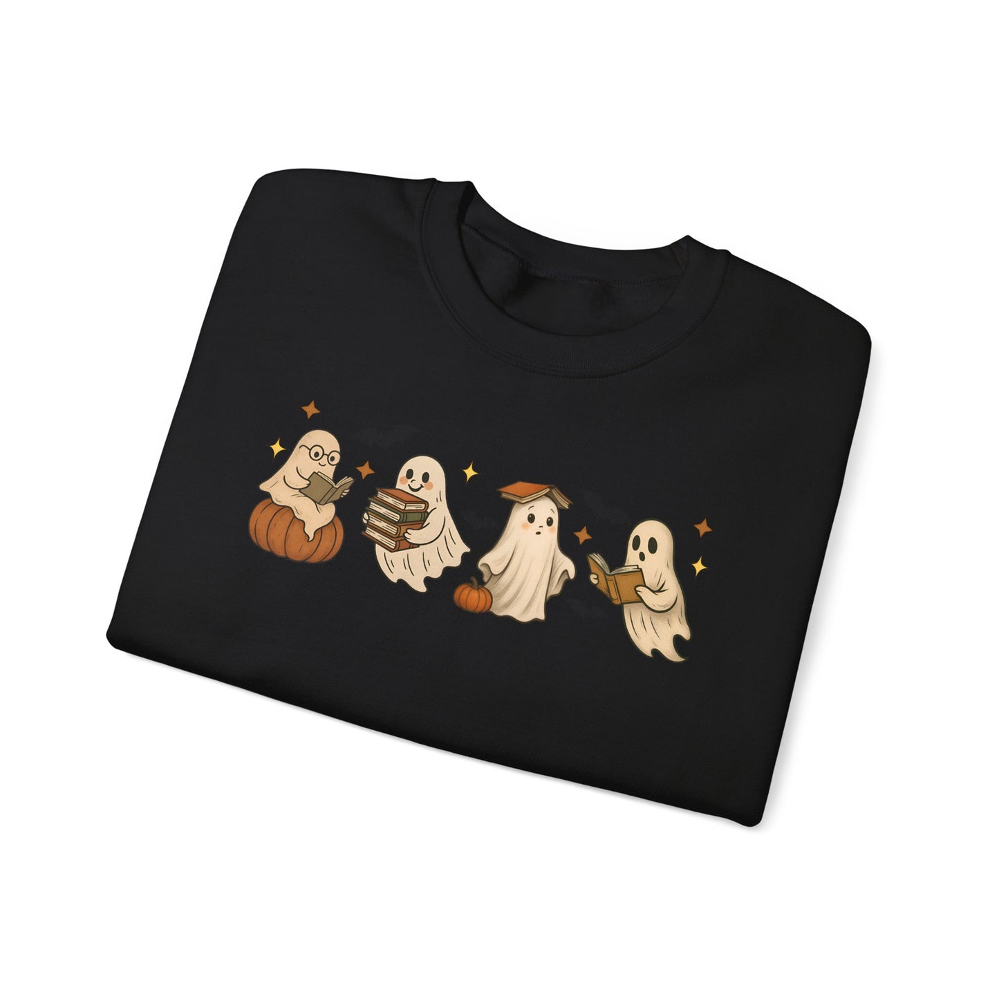 Ghostly Friends Crewneck Sweatshirt, Halloween Ghost Sweatshirt, Halloween Sweatshirt, Unisex Sweatshirt, Cozy Crewneck, Fall Fashion