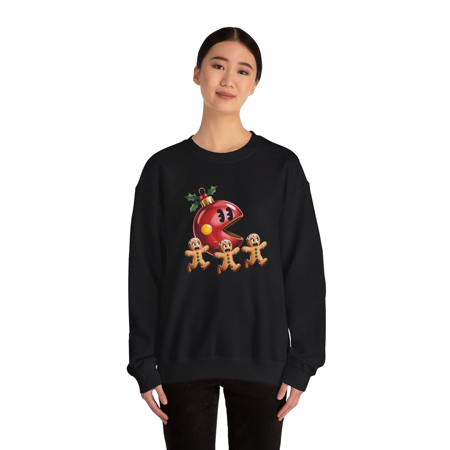 Festive Crewneck Sweatshirt, Christmas Gift, Holiday Apparel, Cozy Winter Wear, Casual Sweater, Fun Graphic Sweatshirt