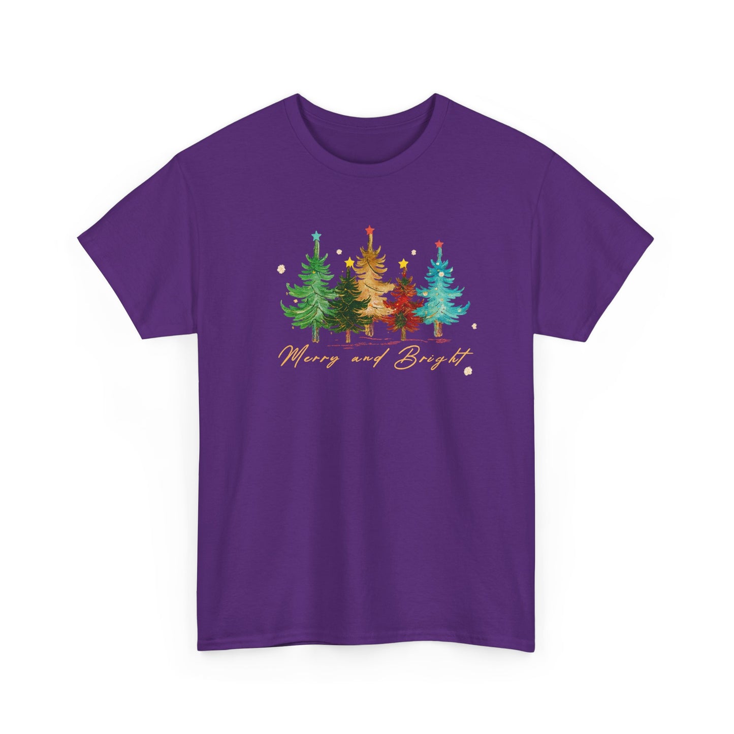 Merry and Bright Trees, Women's Christmas Shirt, Womans Holiday Shirt,Christmas Gift,Chic Winter Shirt,Cute Holiday Tee,Christmas Tree Shirt