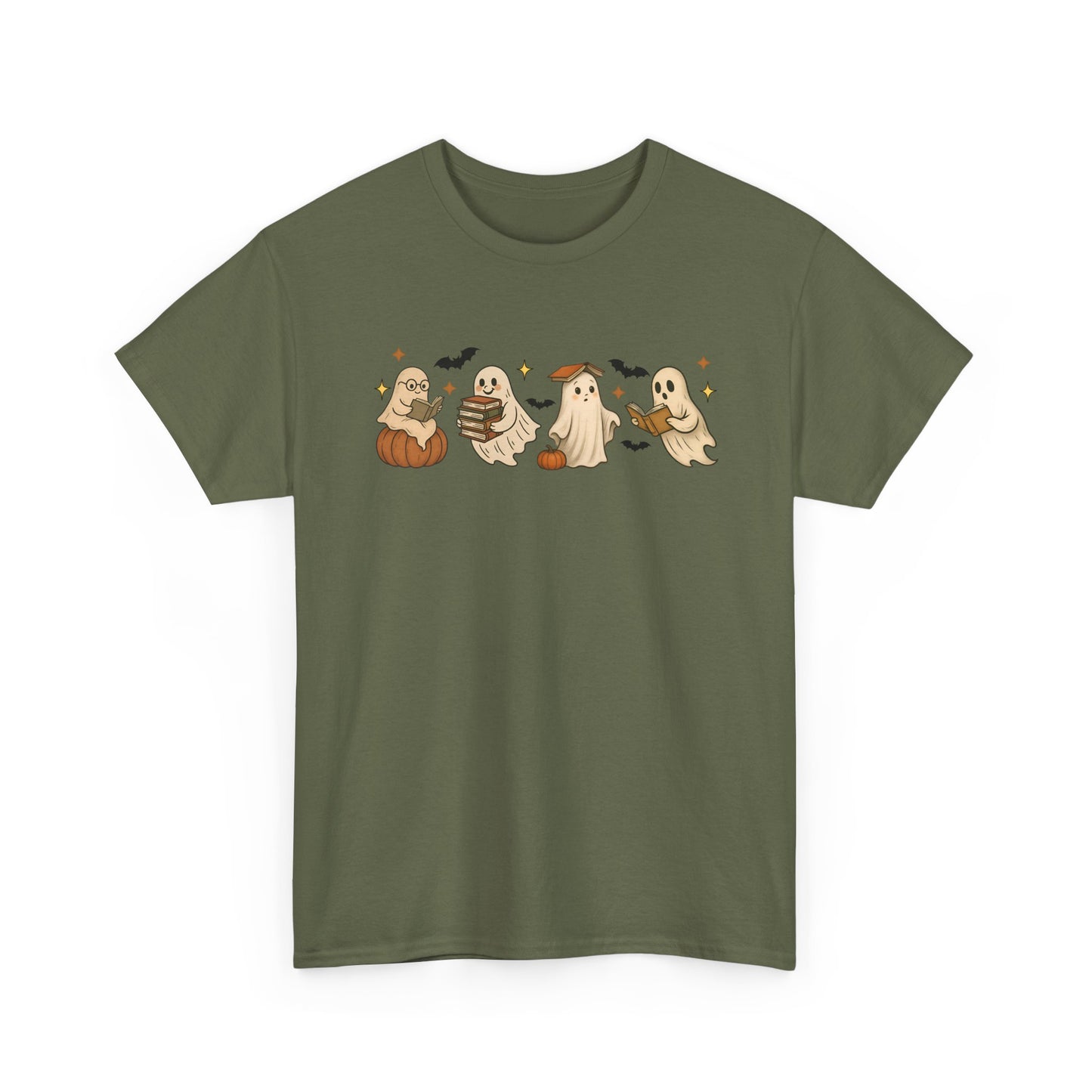 Halloween Ghost Unisex Tee, Halloween Tshirt, Fall T-Shirt, Spooky Shirt, Halloween Costume, Casual Wear