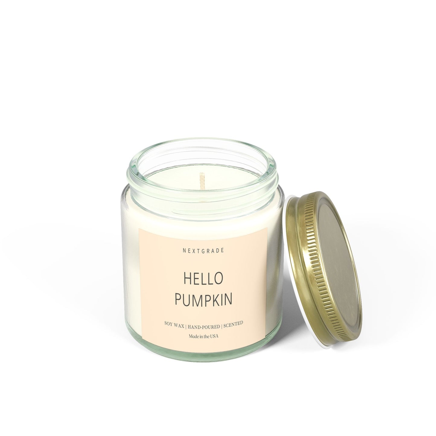 Hello Pumpkin | Cozy Home Decor, Fall Gifts, Relaxing Aromatherapy, Seasonal Candle, Halloween Candle, Scented Candle