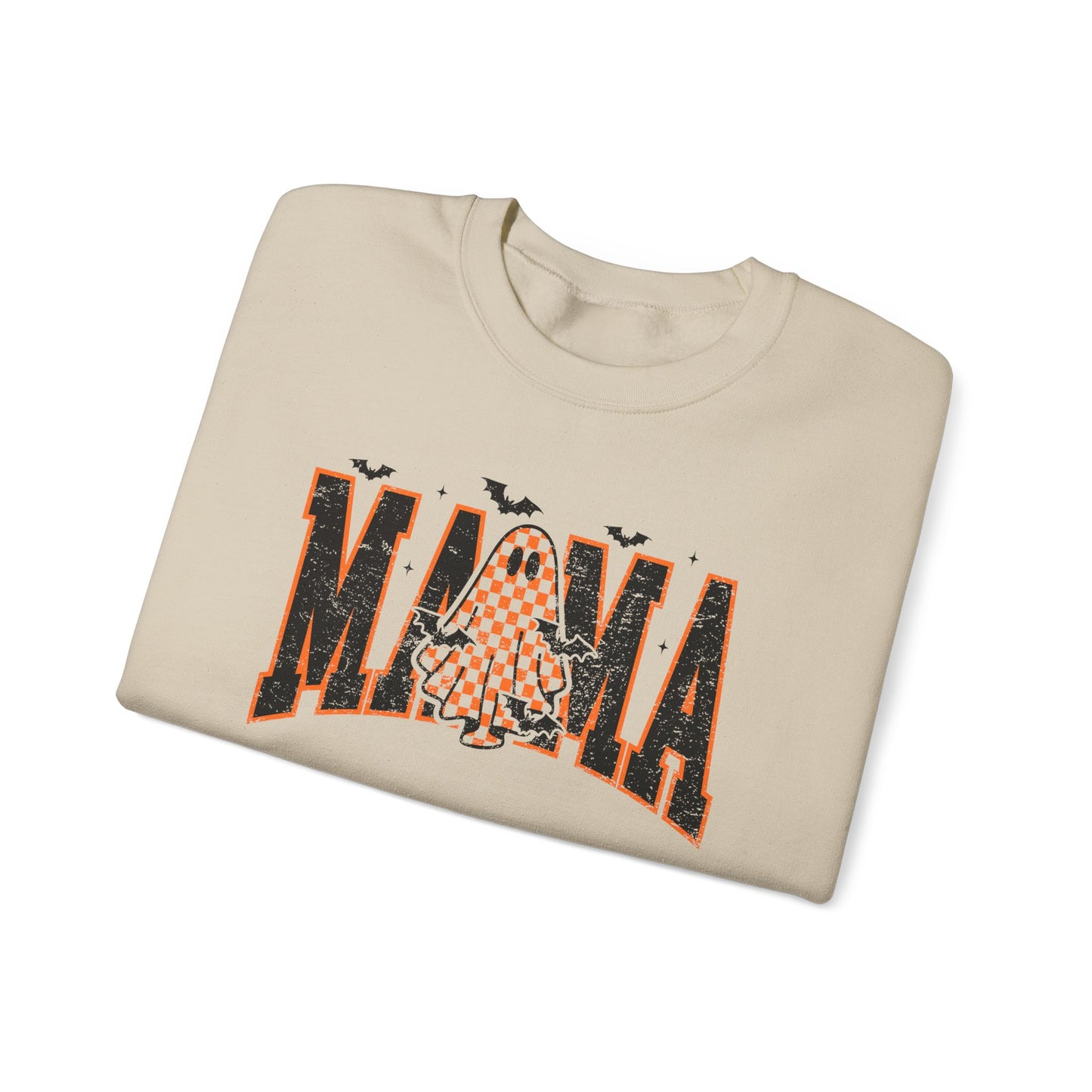 Spooky Ghost Sweatshirt, Gift For Mom, Halloween Crewneck, Cozy Fall Apparel, Perfect for Parties, Casual Gatherings, Everyday Wear
